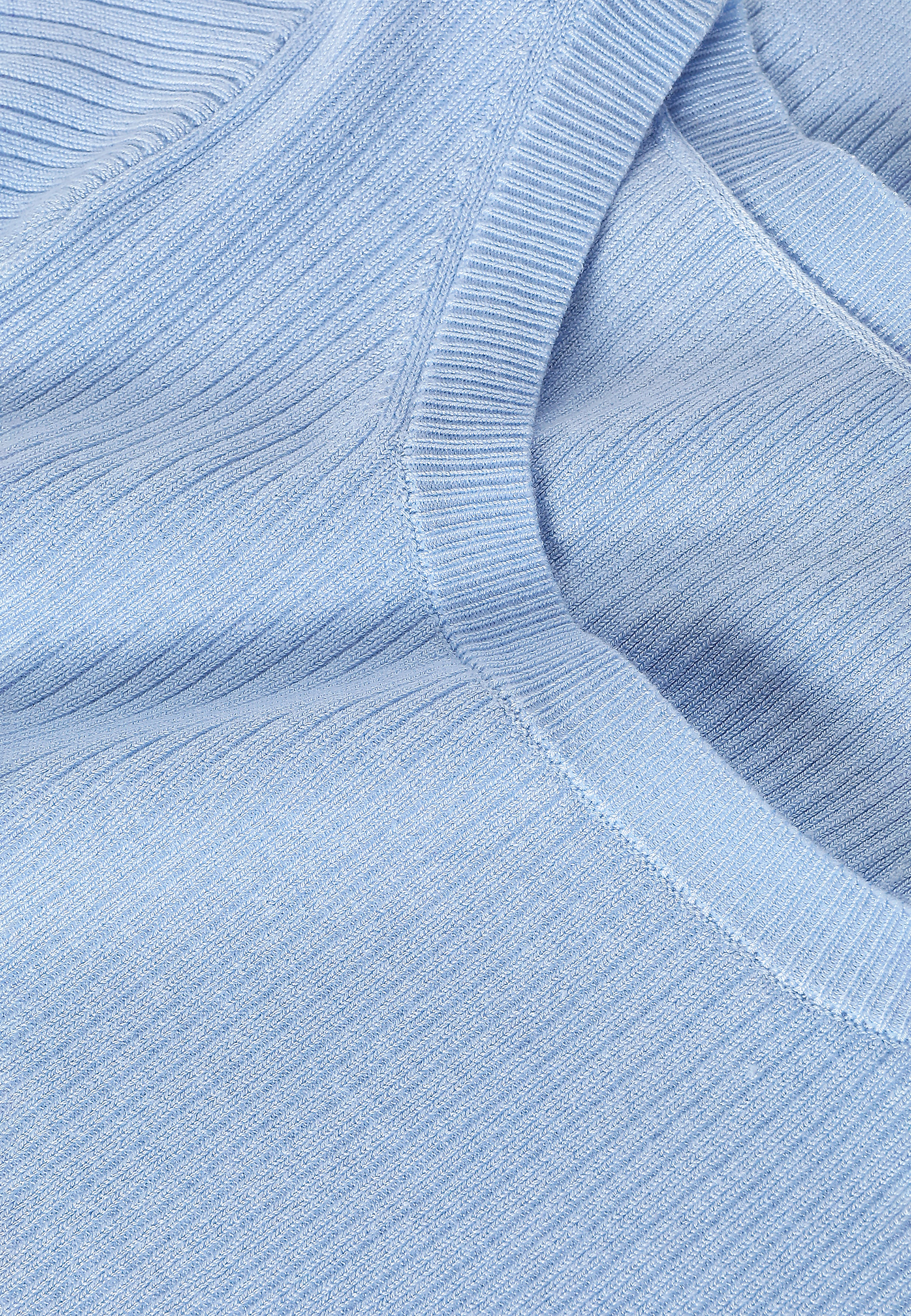 VYPASOVANÝ DÁMSKÝ ŽEBROVANÝ SVETR - SALMIKO VYPASOVANÝ DÁMSKÝ ŽEBROVANÝ SVETR - SALMIKO MODRÁ 94986