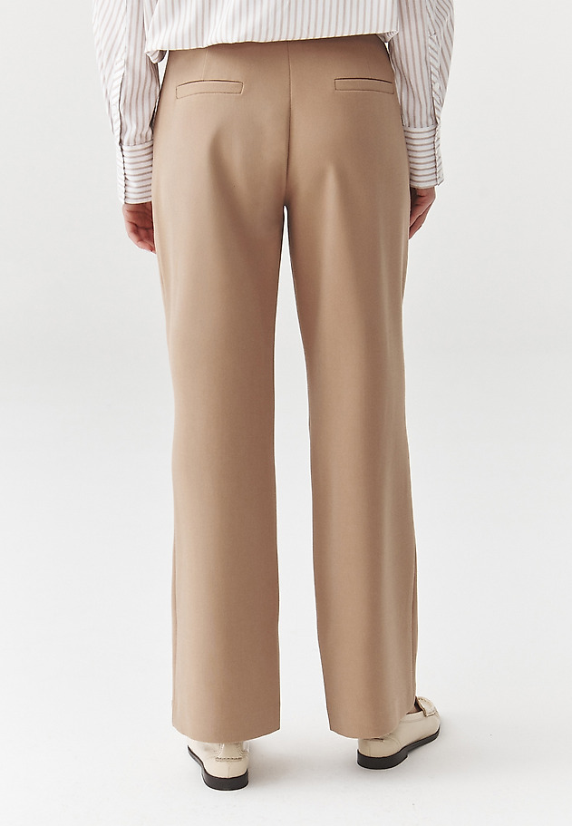 WIDE-LEG TROUSERS — TIARO WIDE-LEG TROUSERS — TIARO BEŻOWY 3