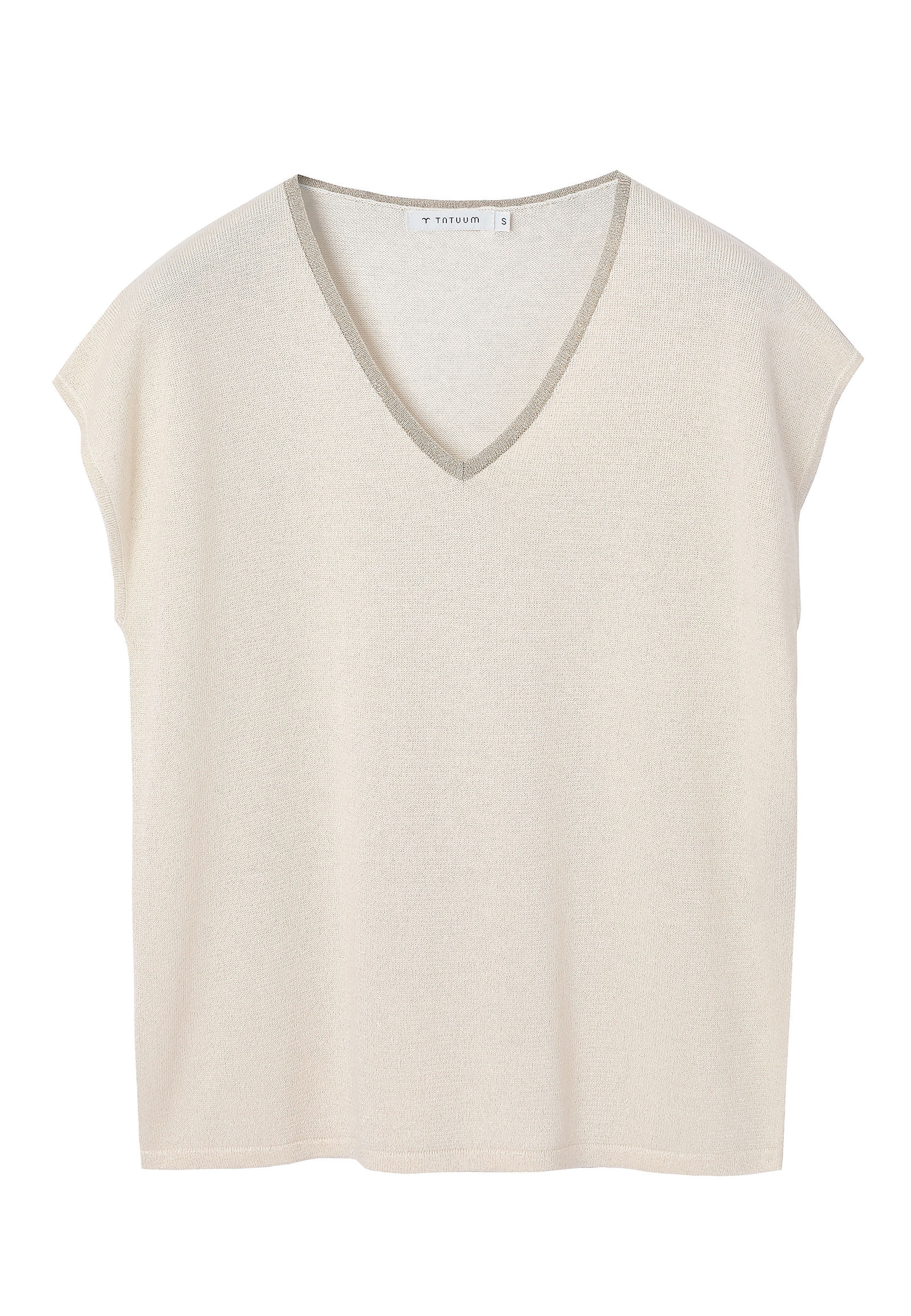 SHINY BLOUSE WITH VISCOSE - FIXI 1 SHINY BLOUSE WITH VISCOSE - FIXI 1 ECRU 116438