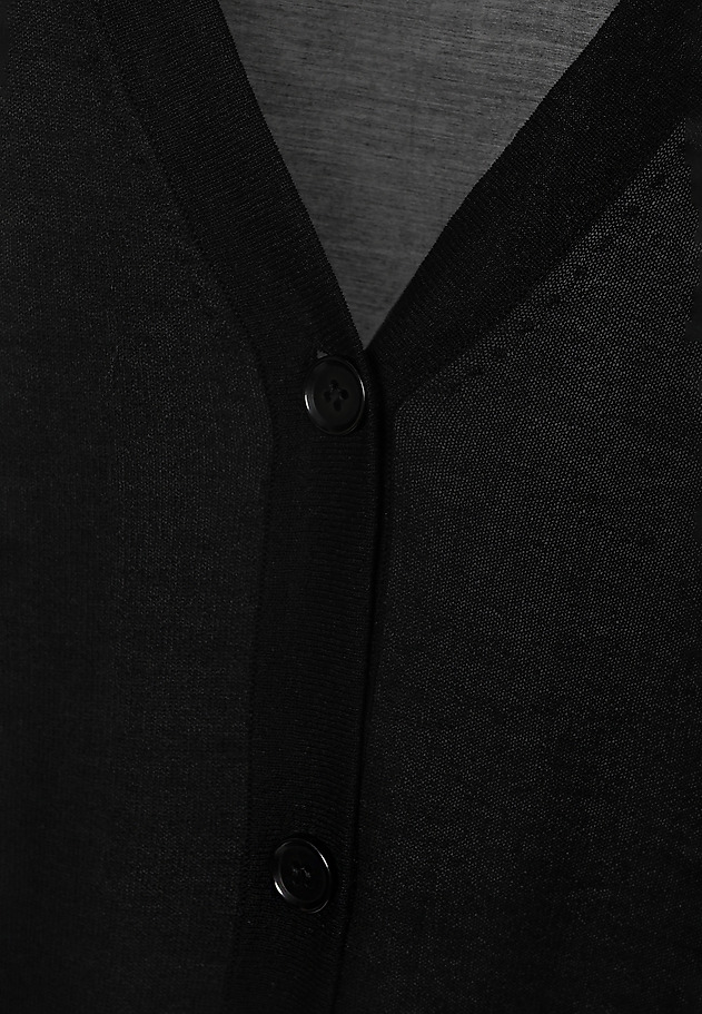 CARDIGAN DIN VISCOZĂ — LENNOX CARDIGAN DIN VISCOZĂ — LENNOX NEGRU 6