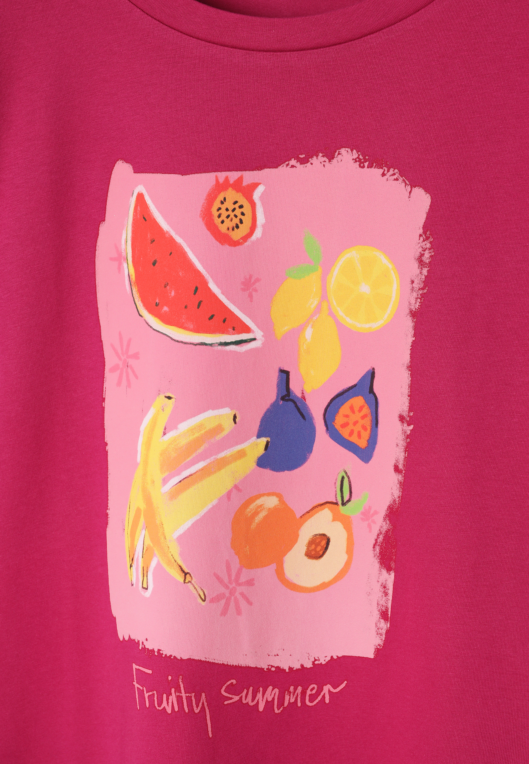 BAWEŁNIANY T-SHIRT Z NADRUKIEM - NILS 1 RÓŻOWY 2