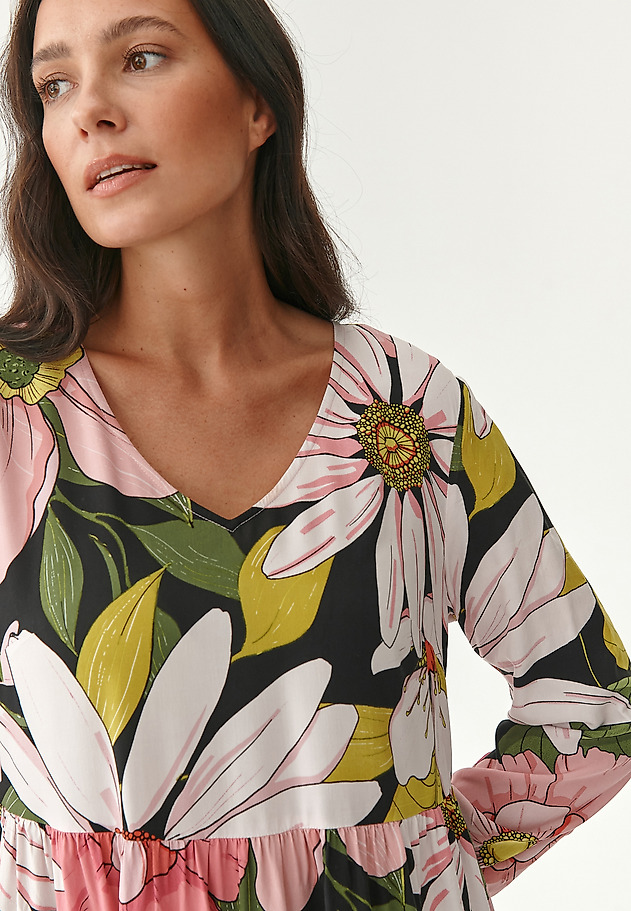 LADIES' RUFFLE FLORAL DRESS MILI LADIES' RUFFLE FLORAL DRESS MILI MULTIKOLOR 4
