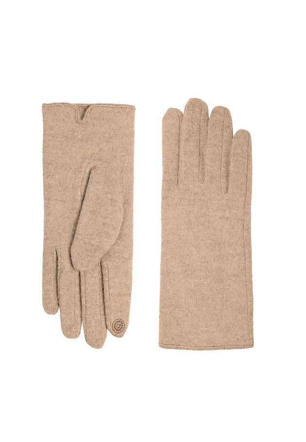 LADIES' KNITTED GLOVES LENKA LADIES' KNITTED GLOVES LENKA GREY 2
