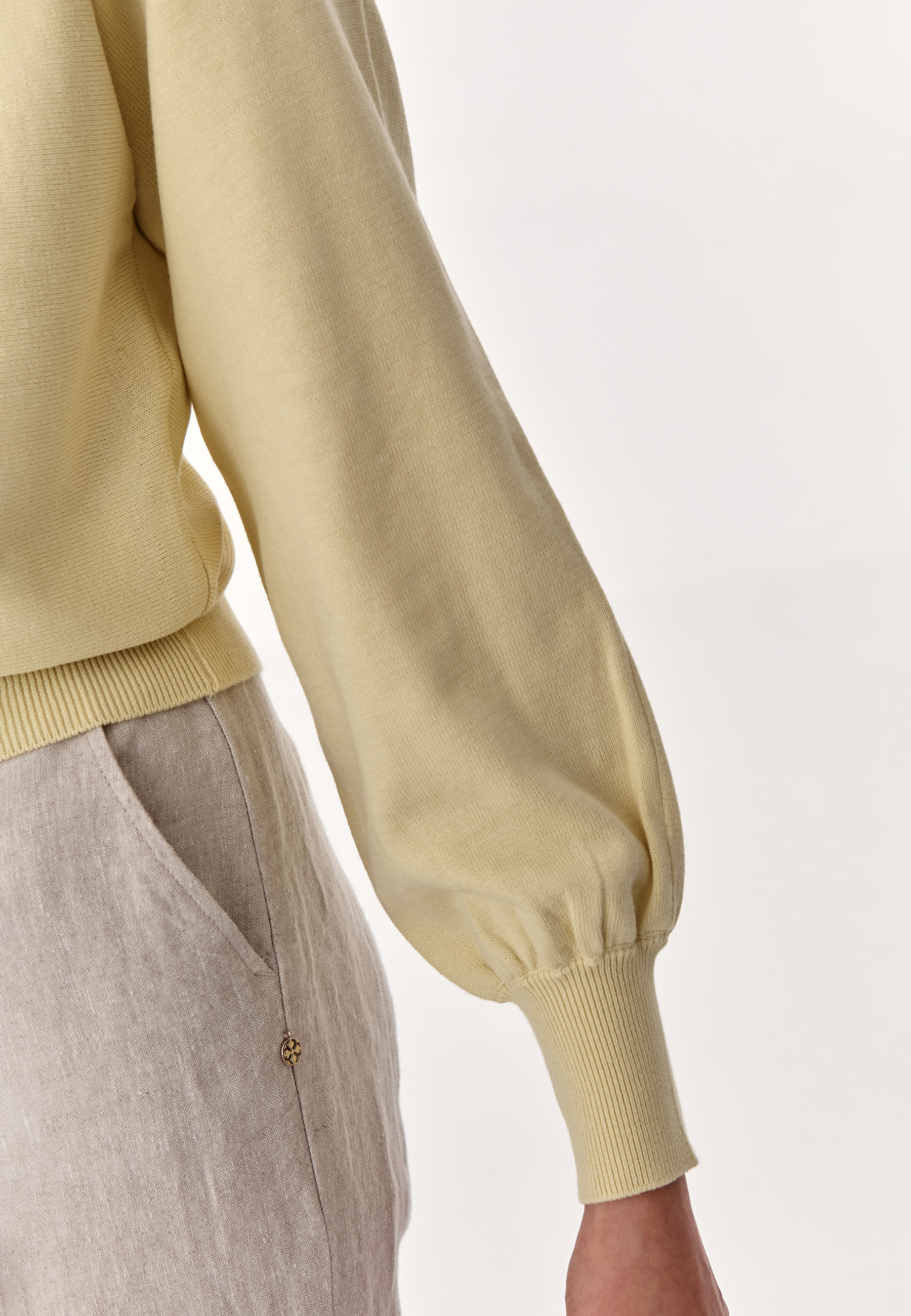 SWETER DAMSKI LAGUNA ŻÓŁTY 2