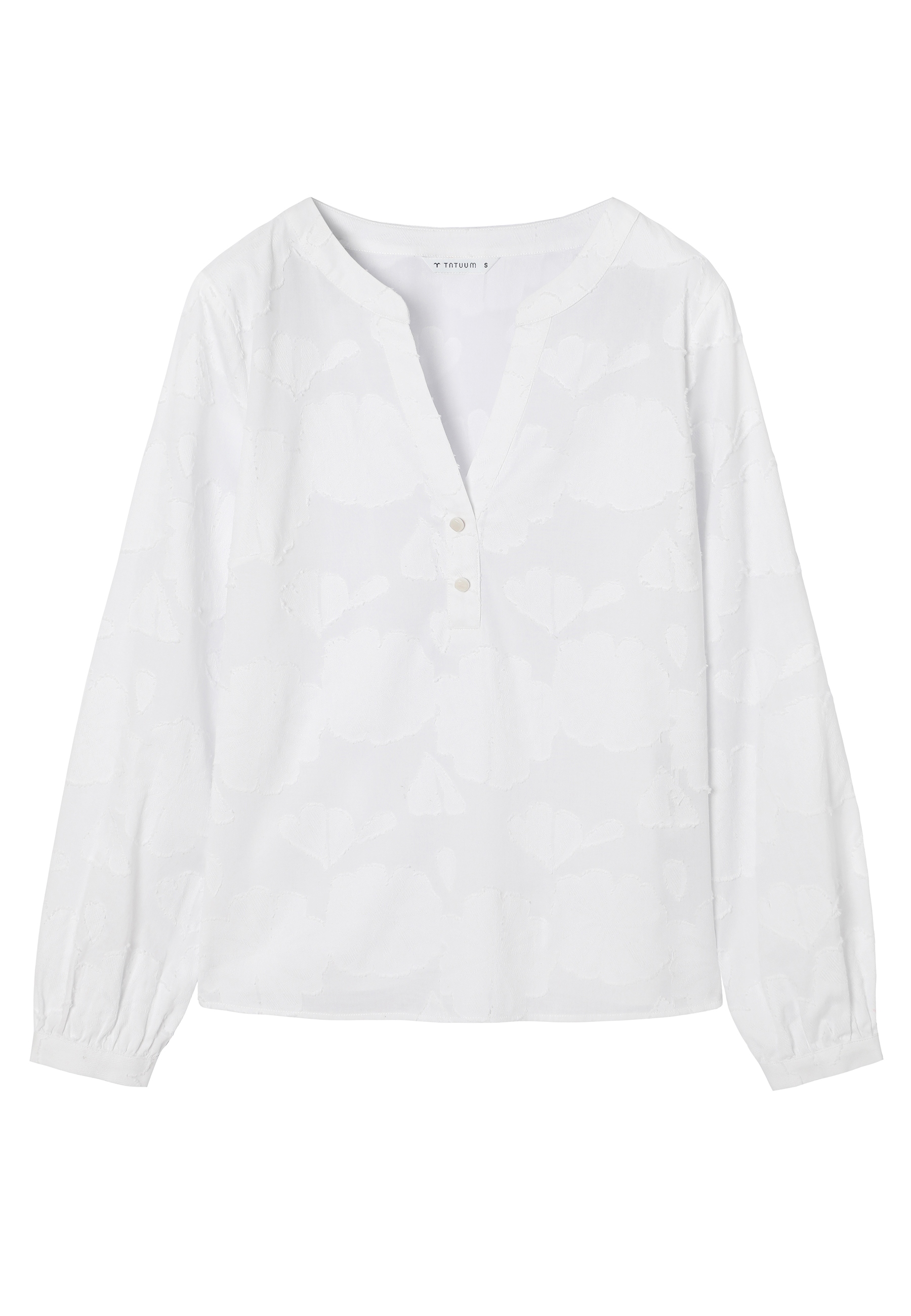COTTON BLOUSE WITH EMBROIDERY - NOXE BÍLÁ 2