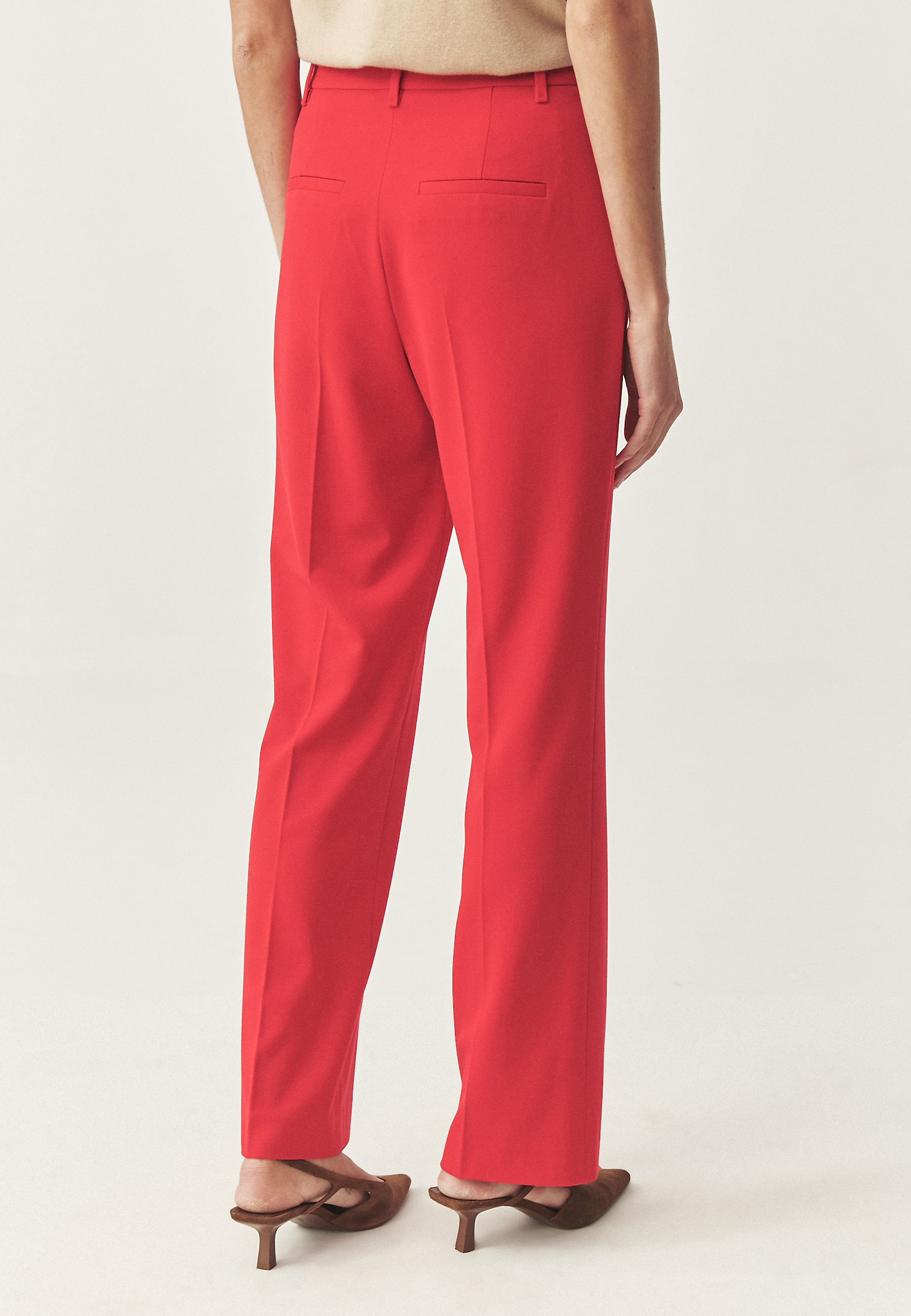 DÁMSKE OBLEKOVÉ NOHAVICE -SAS DÁMSKE OBLEKOVÉ NOHAVICE -SAS ČERVENÁ 113667