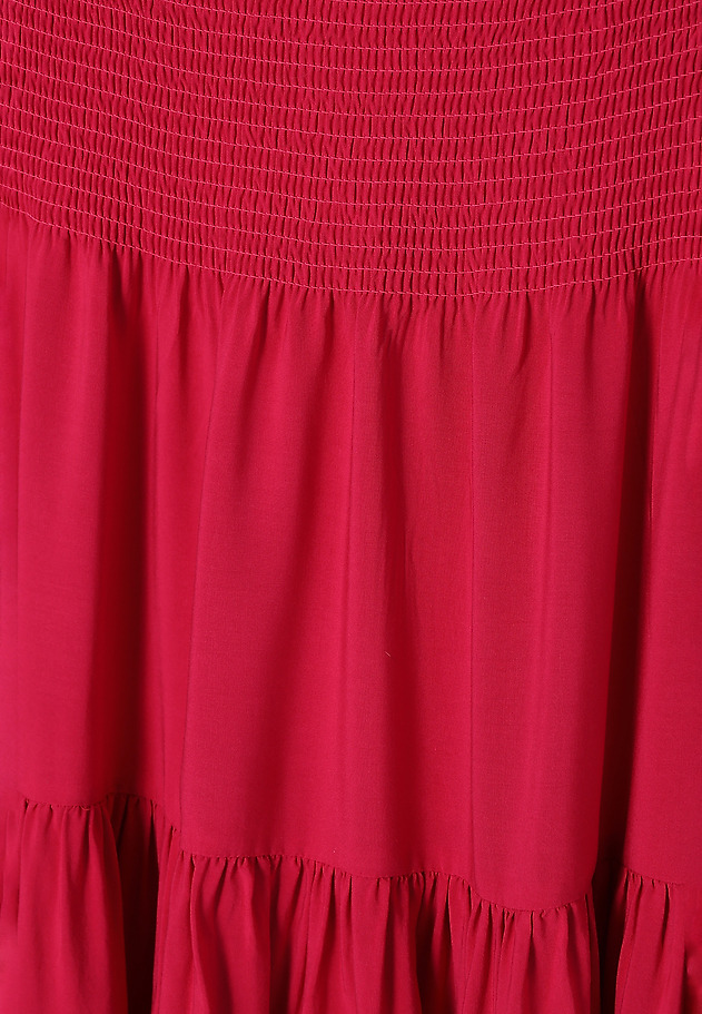 LADIES’ LONG SKIRT WITH A FRILL - EFIA 1 LADIES’ LONG SKIRT WITH A FRILL - EFIA 1 RÓŻOWY 6