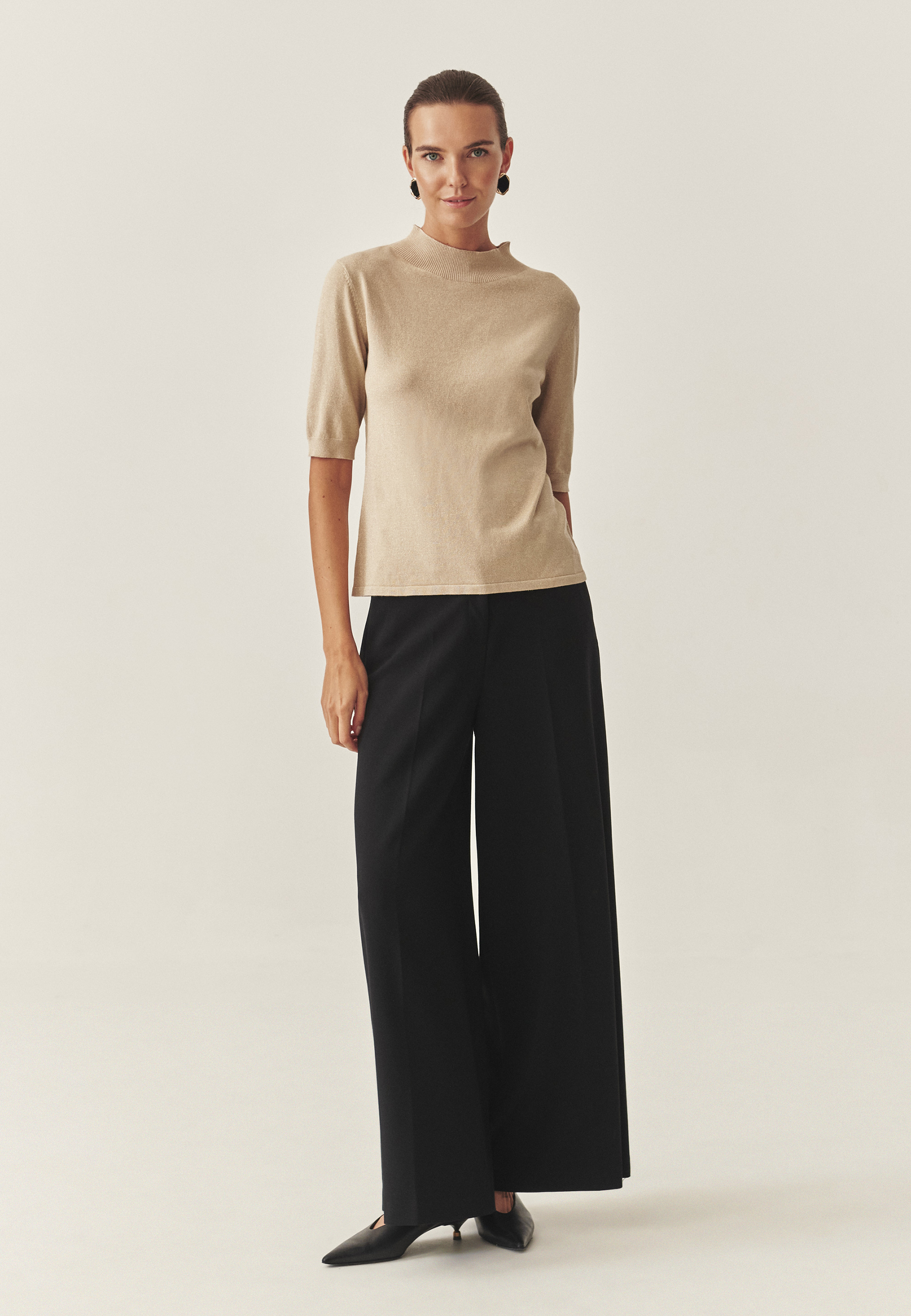 KLASIČNI JOPIC S KOVINSKO FIBRO - LULU 1 BEŽ 2