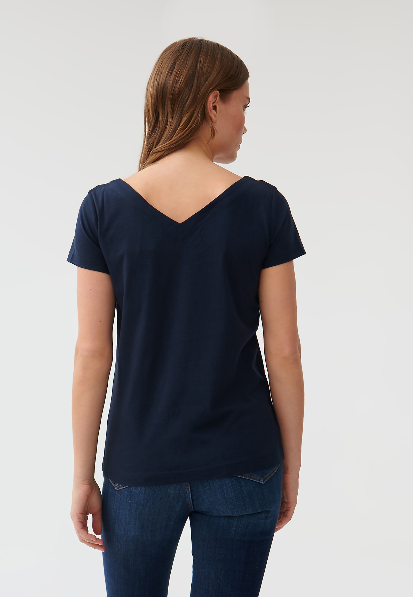 DAMSKA BLUZKA DZIANINOWA TRIKO DAMSKA BLUZKA DZIANINOWA TRIKO GRANATOWY 79858