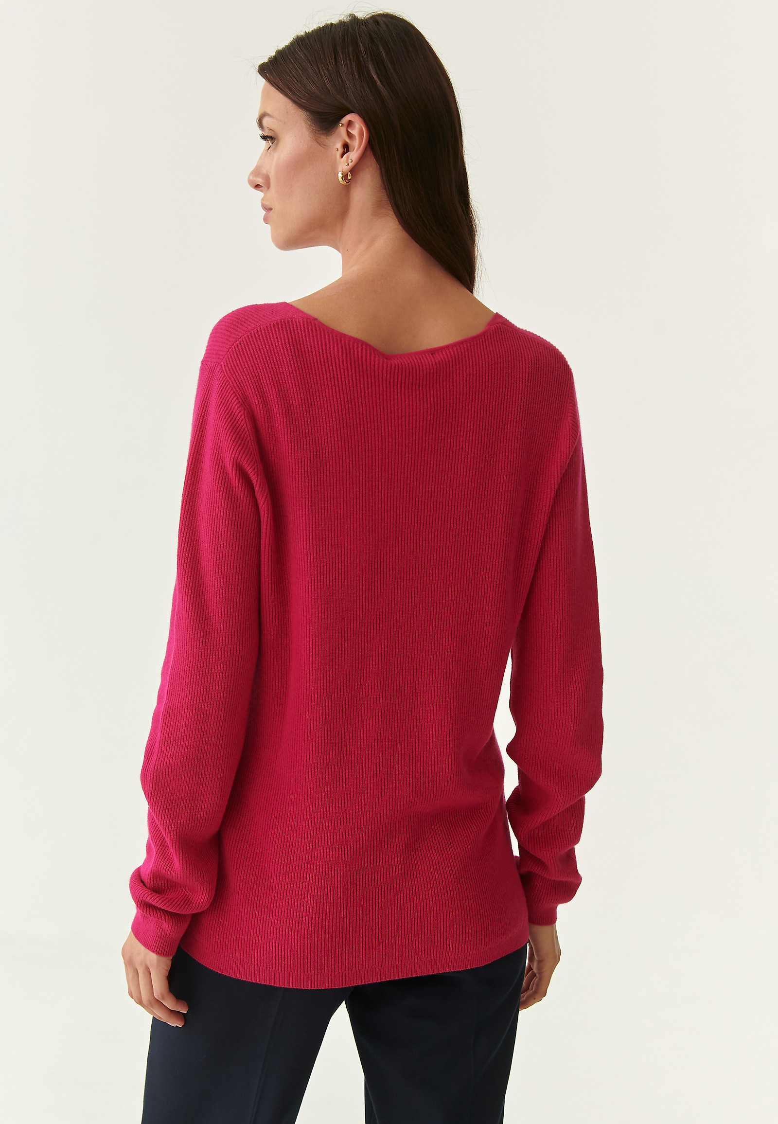 SWETER DAMSKI PREMIUM SPALKA SWETER DAMSKI PREMIUM SPALKA CZERWONY 83424