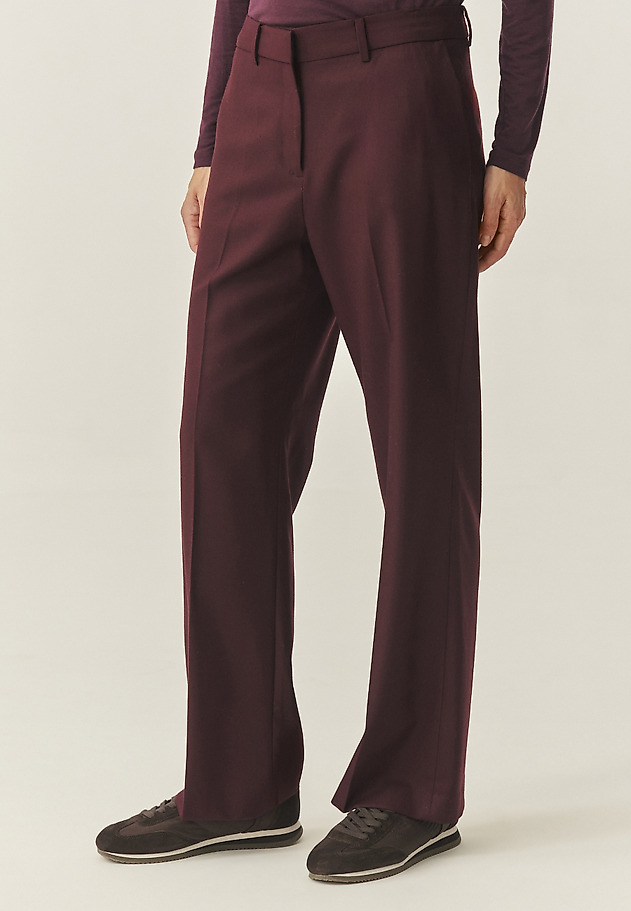 WOOL SUIT TROUSERS - WILLIAMSBURG WOOL SUIT TROUSERS - WILLIAMSBURG ČERVENÁ 2