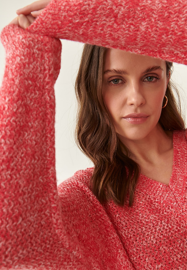 LADIES' STRUCTURAL SWEATER LASO 1 LADIES' STRUCTURAL SWEATER LASO 1 RED 5
