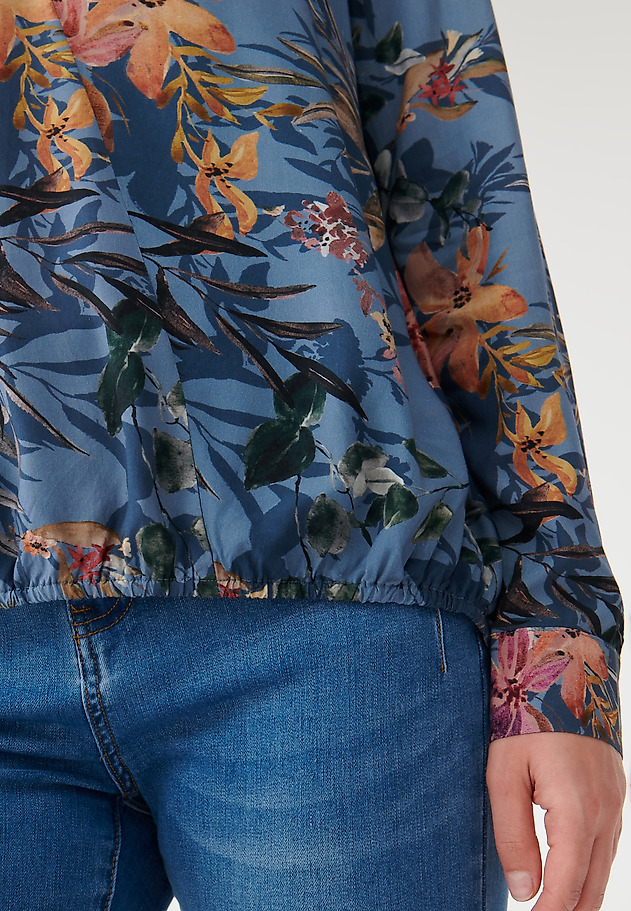 LADIES’ STRIPED BLOUSE IN FLORAL PATTERN SASENAK LADIES’ STRIPED BLOUSE IN FLORAL PATTERN SASENAK MULTICOLOR 5