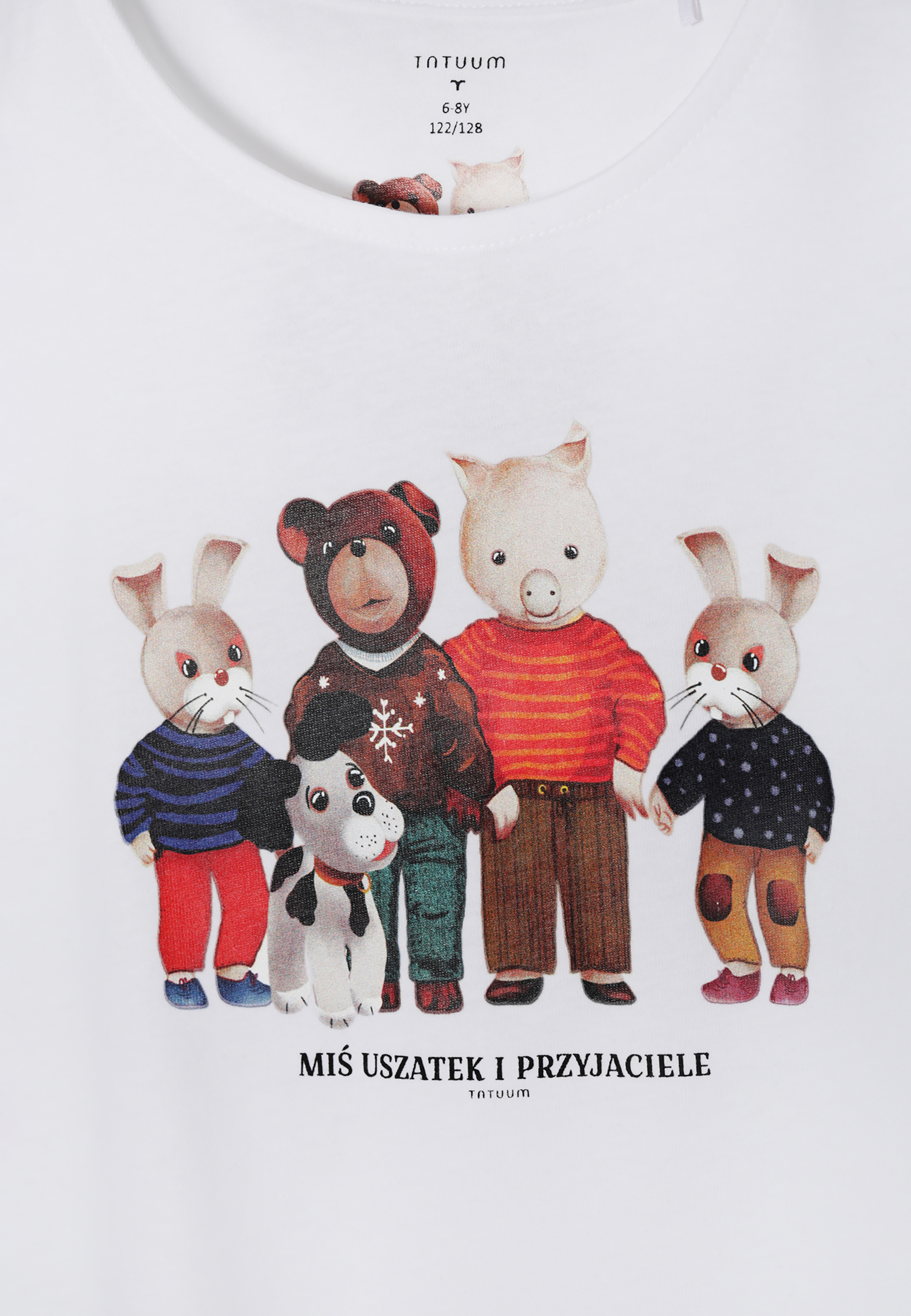 T-SHIRT DZIEWCZĘCY MIZA KIDS BIAŁY 2