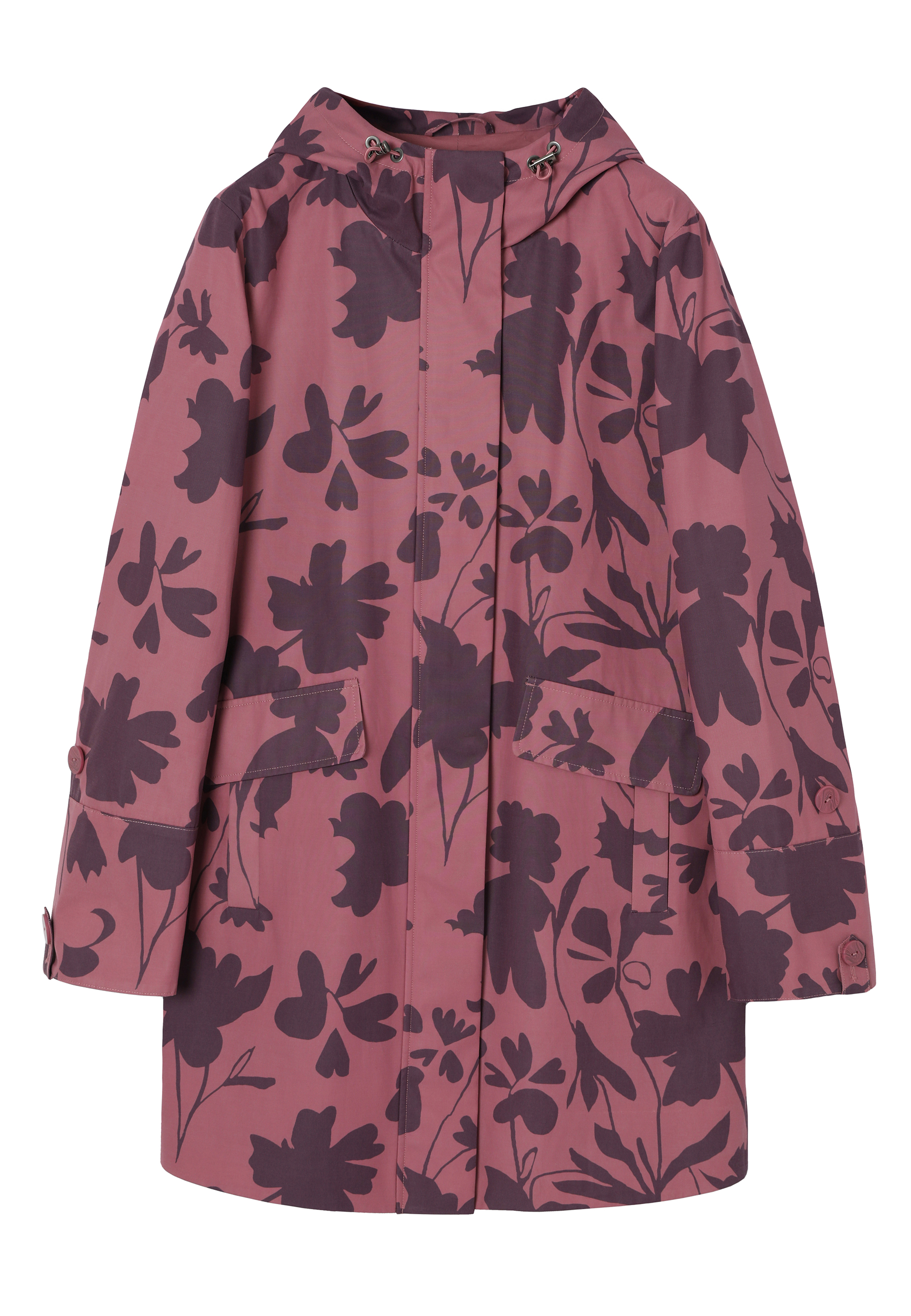 WZORZYSTA KURTKA Z KAPTUREM - KORNELI 1 MULTIKOLOR 2