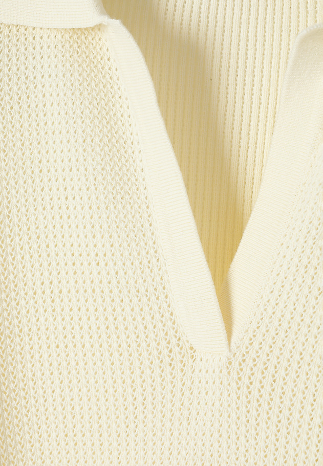 BLOUSE IN COTTON YARN WITH SILK BLEND - SONAR BLOUSE IN COTTON YARN WITH SILK BLEND - SONAR ŻÓŁTY 7