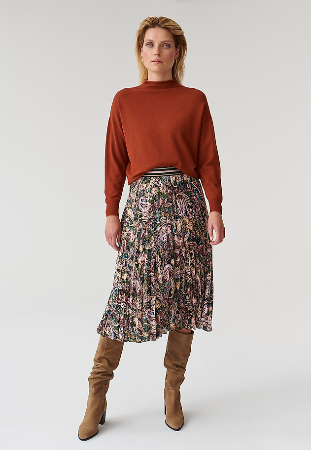 LADIES’ PATTERNED PLEATED SKIRT RIDIO LADIES’ PATTERNED PLEATED SKIRT RIDIO MULTIKOLOR 1