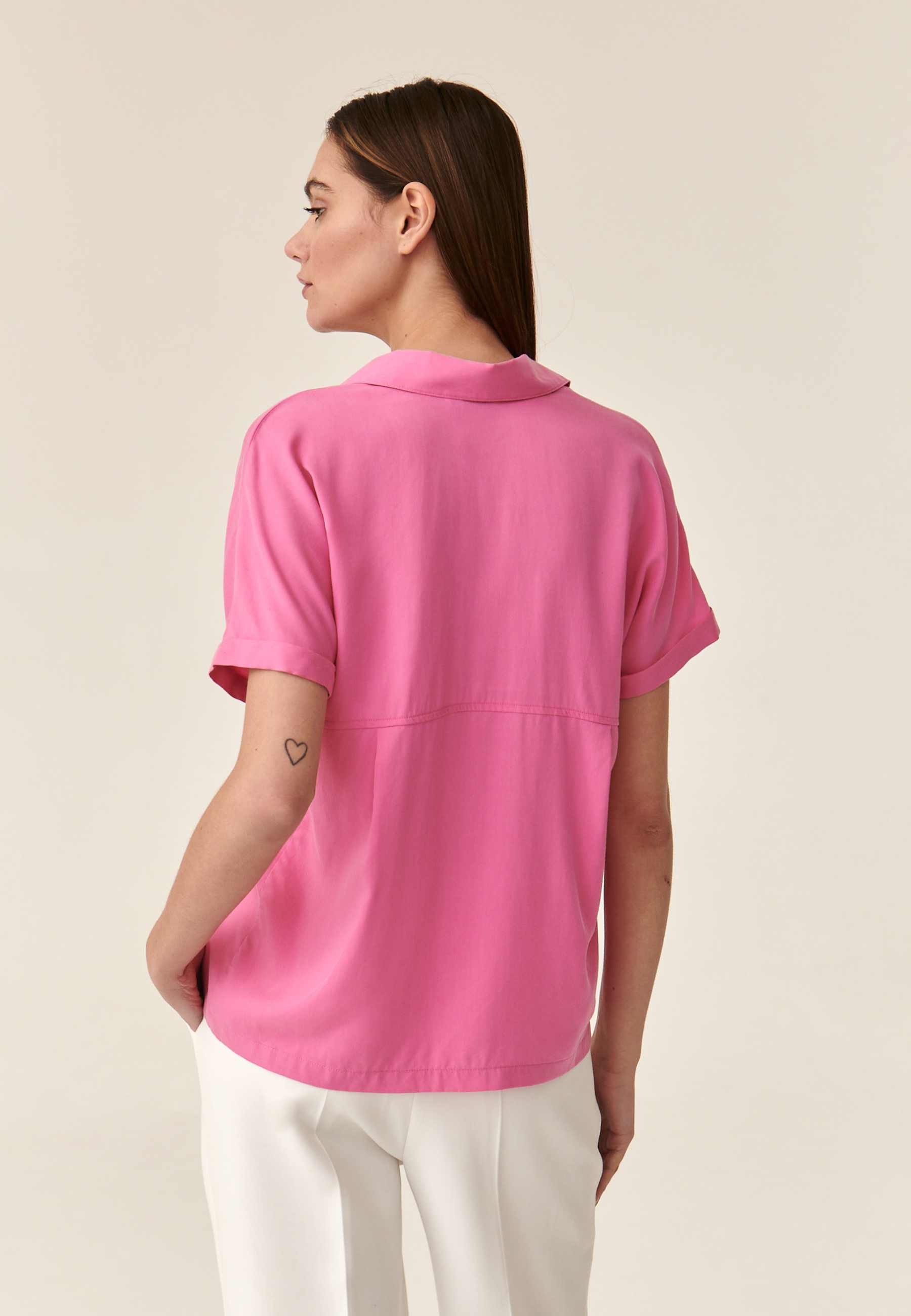 KOŠEĽA S KRÁTKYM RUKÁVOM ZARKO RUŽOVÁ 2