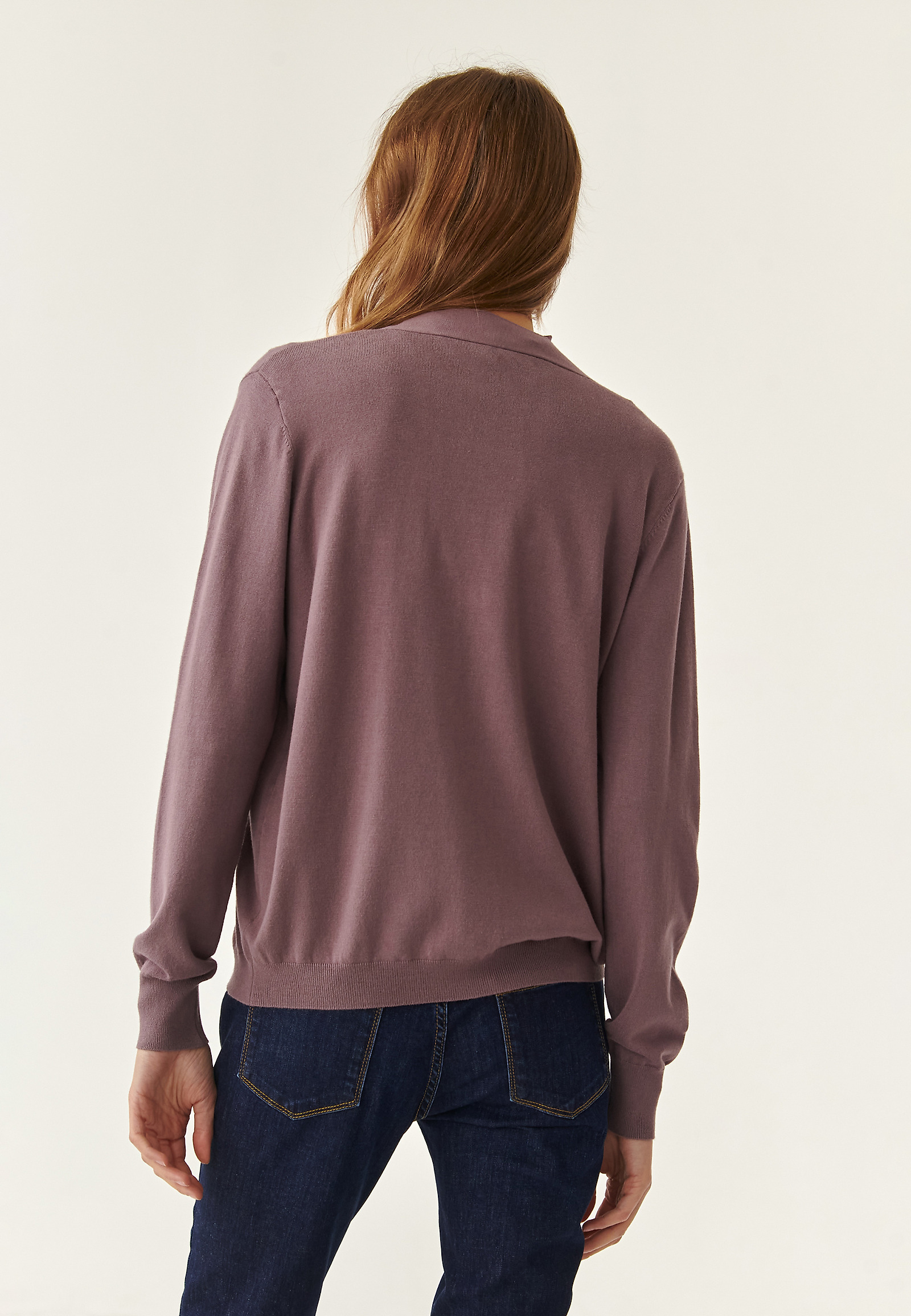 ROZPINANY SWETER DAMSKI MAGDO ROZPINANY SWETER DAMSKI MAGDO FIOLETOWY 85284