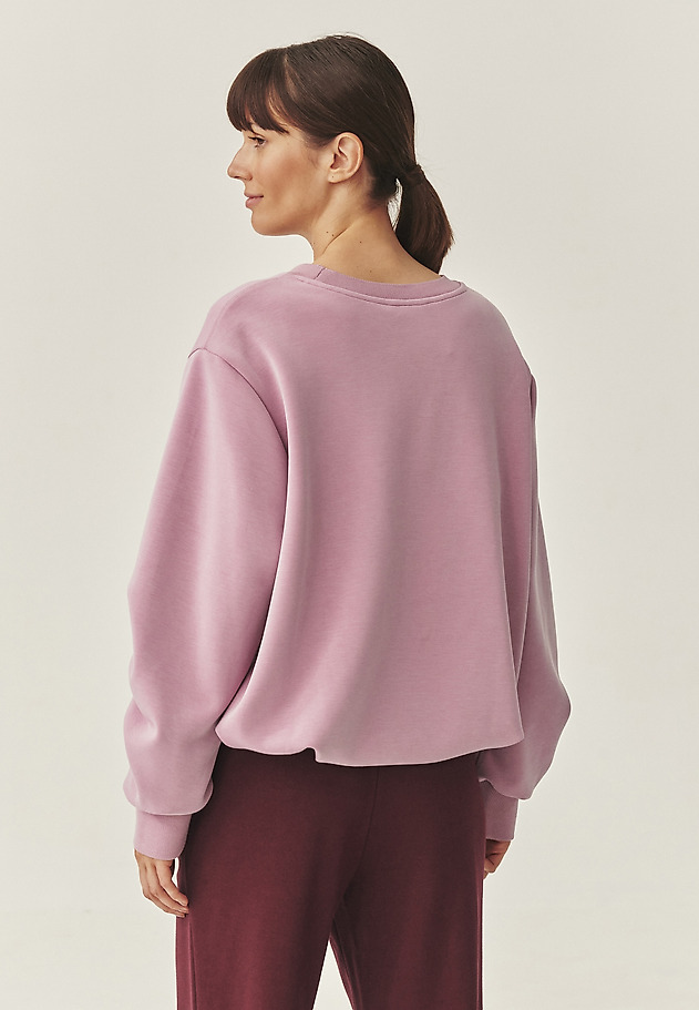 BLUZA BOMBKA Z MODALEM - BONKA 1 BLUZA BOMBKA Z MODALEM - BONKA 1 FIOLETOWY 3