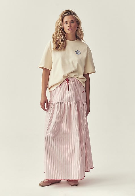 BAWEŁNIANA SPÓDNICA W PASKI - CORI BAWEŁNIANA SPÓDNICA W PASKI - CORI