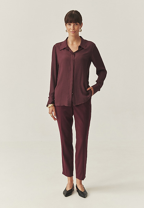 GARNITUROWE SPODNIE Z KANTEM - KOLIA 1 CZERWONY 2