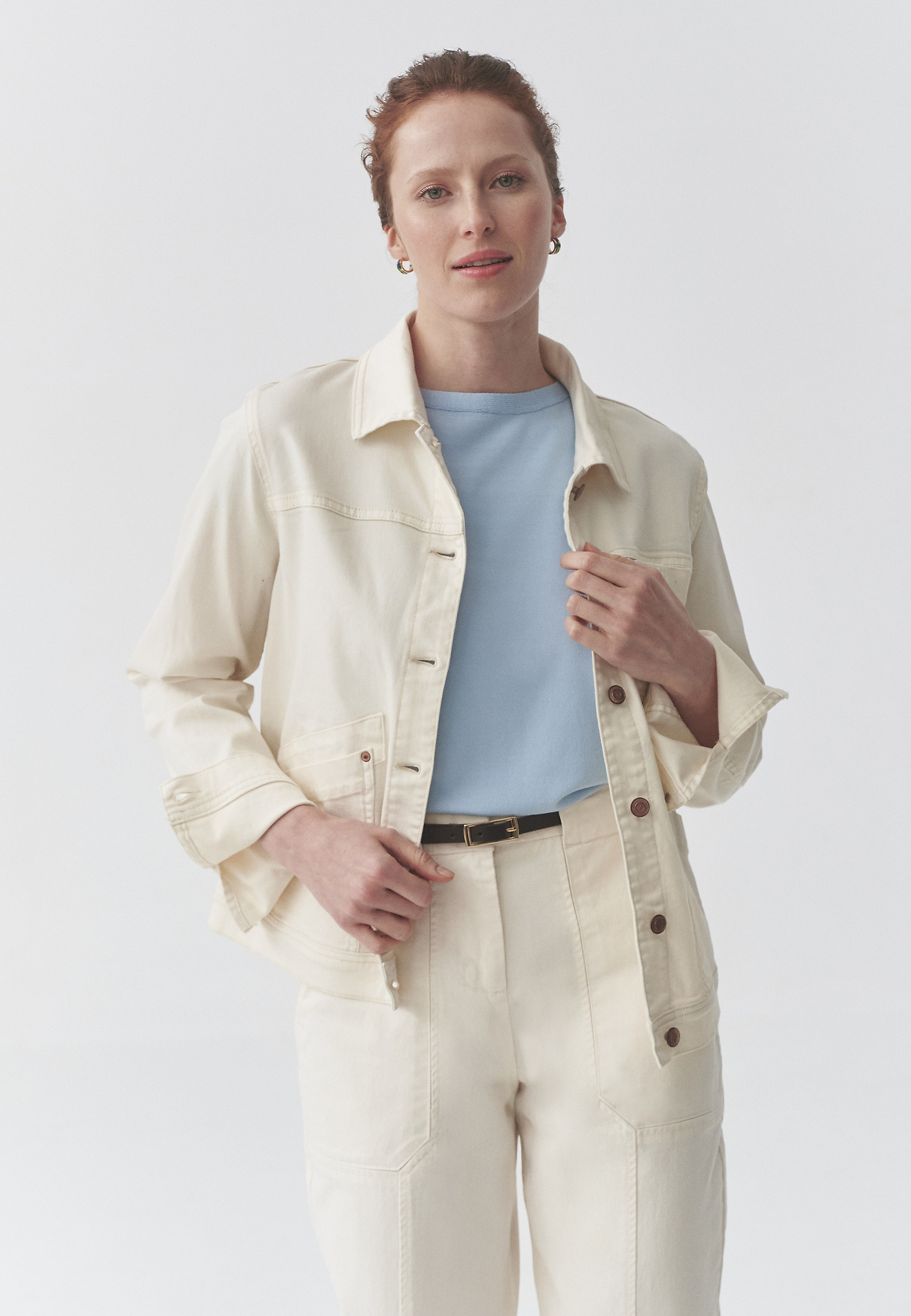 GEACĂ DENIM — BENITA GEACĂ DENIM — BENITA BEJ 106548