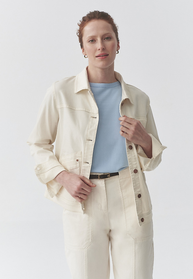 GEACĂ DENIM — BENITA GEACĂ DENIM — BENITA BEJ 2