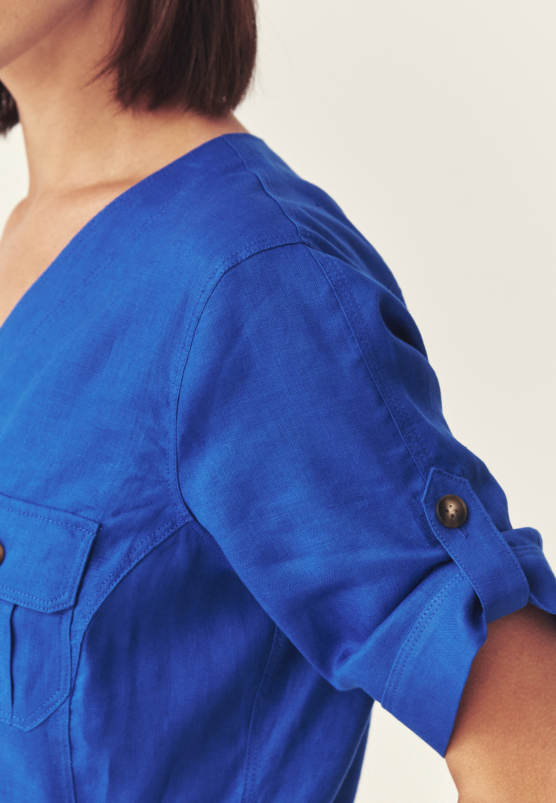 LNĚNÉ KOŠILOVÉ ŠATY – SOFORIA