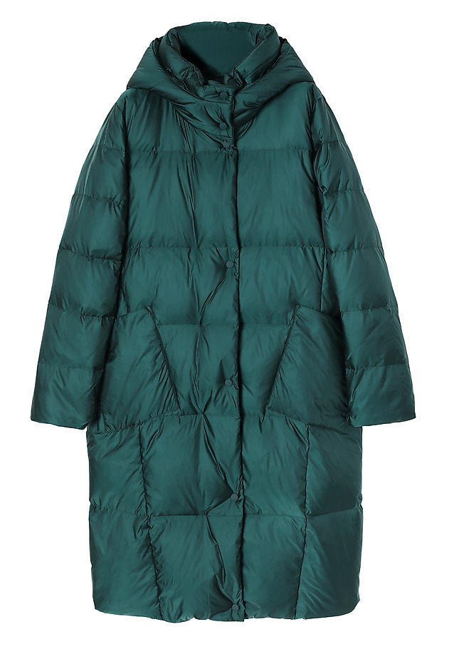 LADIES' FABRIC COAT WITH FILLING — MORENA LADIES' FABRIC COAT WITH FILLING — MORENA ZIELONY 8