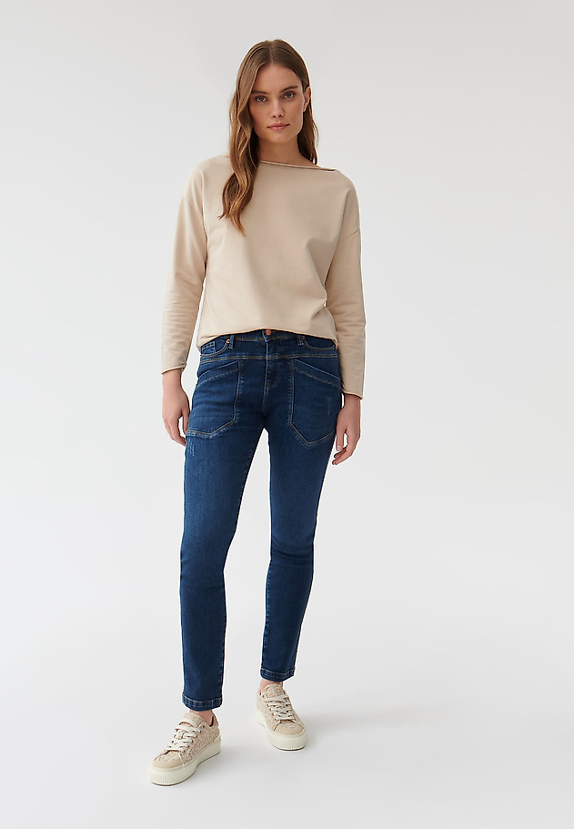 BLUZA DAMSKA OVERSIZOWA MALI BLUZA DAMSKA OVERSIZOWA MALI BEŻOWY 2