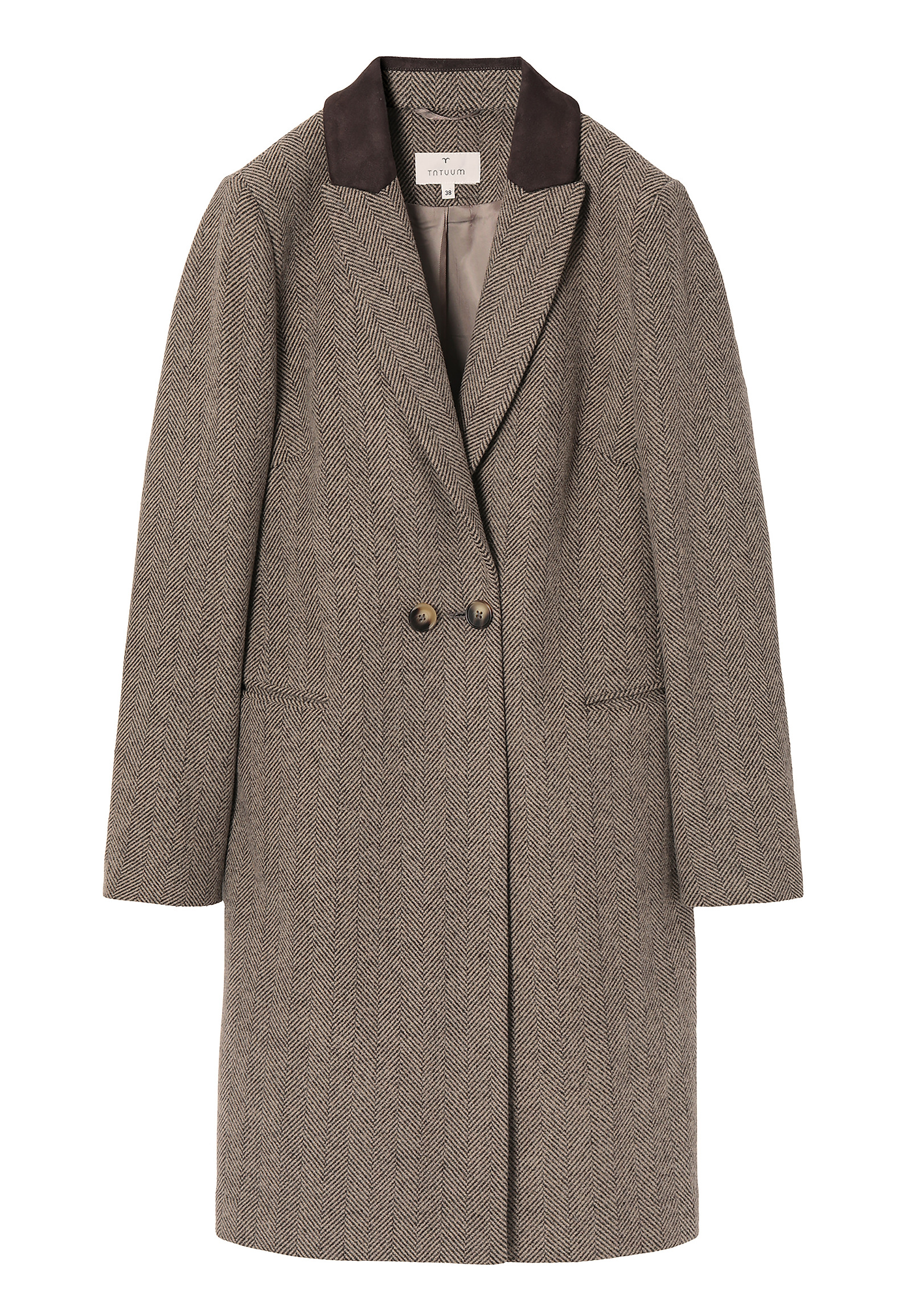 LADIES’ CLASSIC HERRINGBONE COAT SOWIA LADIES’ CLASSIC HERRINGBONE COAT SOWIA MULTICOLOR 90767