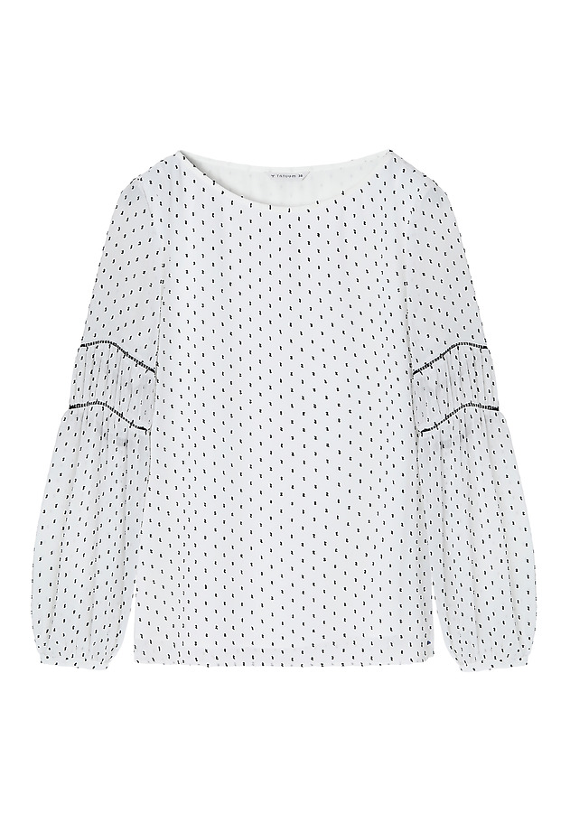 DÁMSKA VZOROVANÁ TEXTILNÁ BLÚZKA S NAFÚKNUTÝMI RUKÁVMI WENEKO DÁMSKA VZOROVANÁ TEXTILNÁ BLÚZKA S NAFÚKNUTÝMI RUKÁVMI WENEKO VIACFAREBNÝ 6