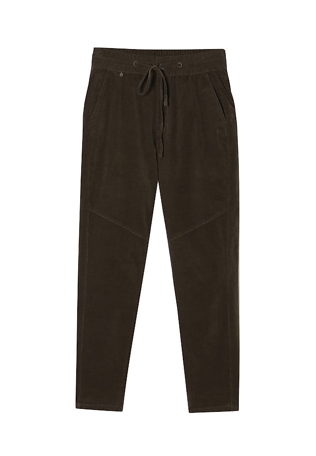LADIES' MICRO CORDUROY JOGGERS WIKORA LADIES' MICRO CORDUROY JOGGERS WIKORA KHAKI 5