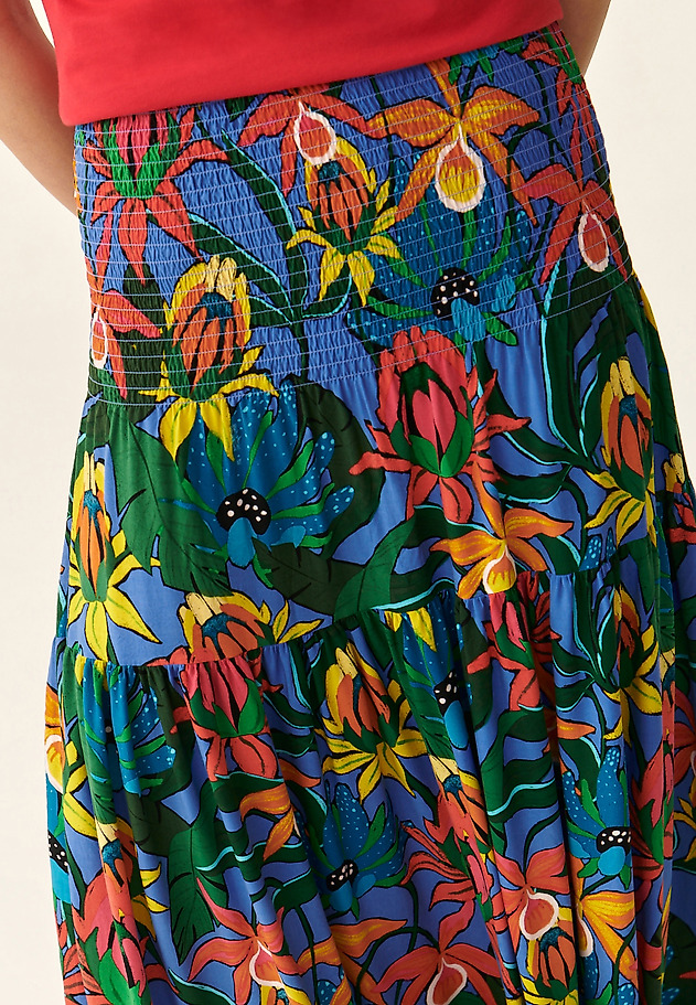 LADIES' FLORAL SKIRT EFIA 4 LADIES' FLORAL SKIRT EFIA 4 MULTIKOLOR 4