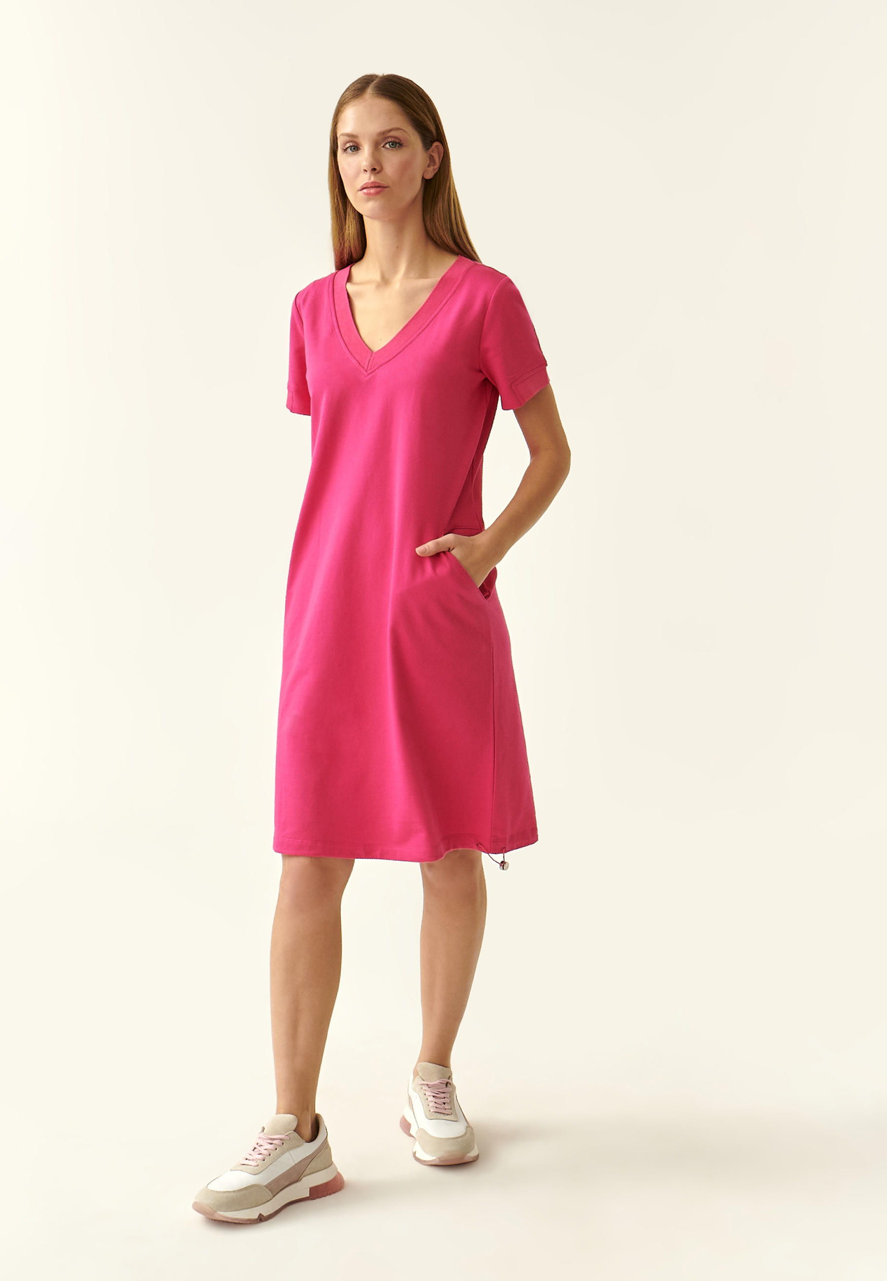 ROCHIE TRICOTATĂ CU MÂNECI SCURTE NAJESTI ROZ 2