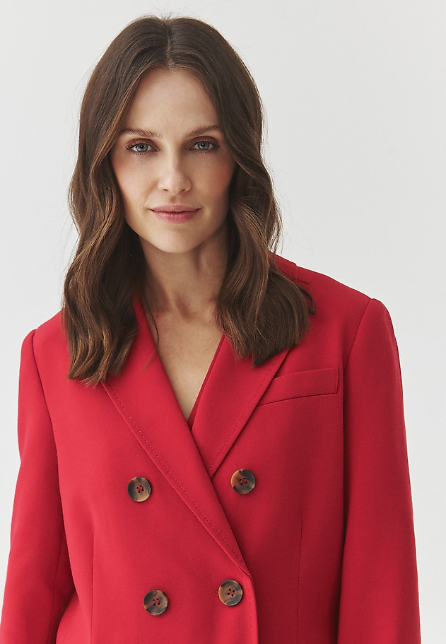 DÁMSKÉ ČERVENÉ DVOUŘADÉ SAKO — ANKINA 3 DÁMSKÉ ČERVENÉ DVOUŘADÉ SAKO — ANKINA 3 ČERVENÁ 6