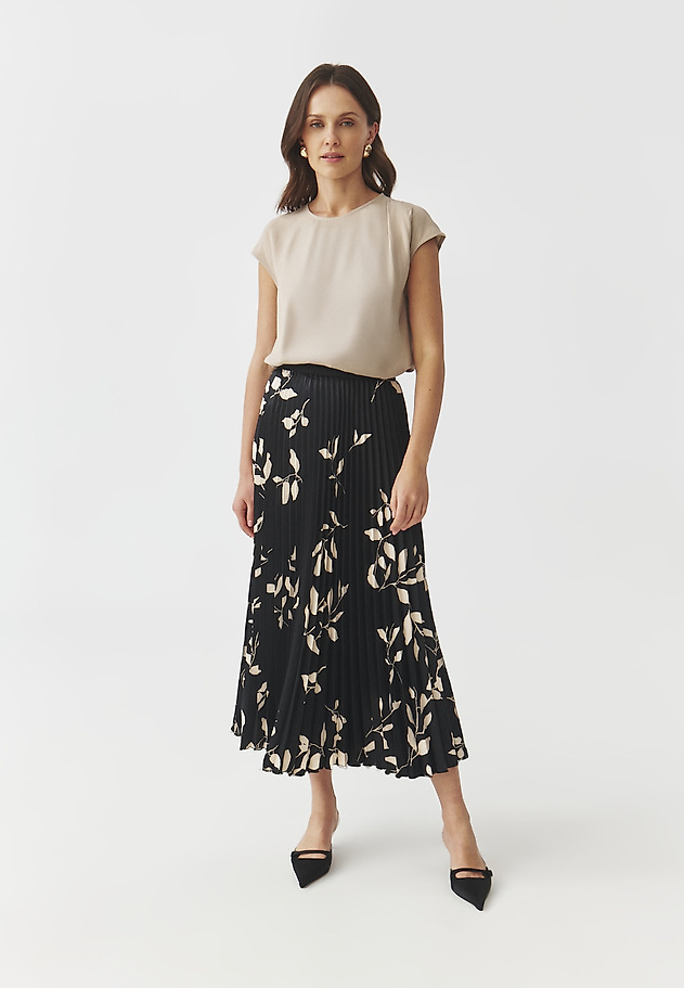 PLEATED SKIRT WITH FLORAL PATTERN — MIRAMA 3 PLEATED SKIRT WITH FLORAL PATTERN — MIRAMA 3 MULTIKOLOR 7