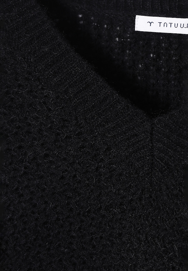 STRUKTURALNY SWETER DAMSKI LASO 1 STRUKTURALNY SWETER DAMSKI LASO 1 CZARNY 7
