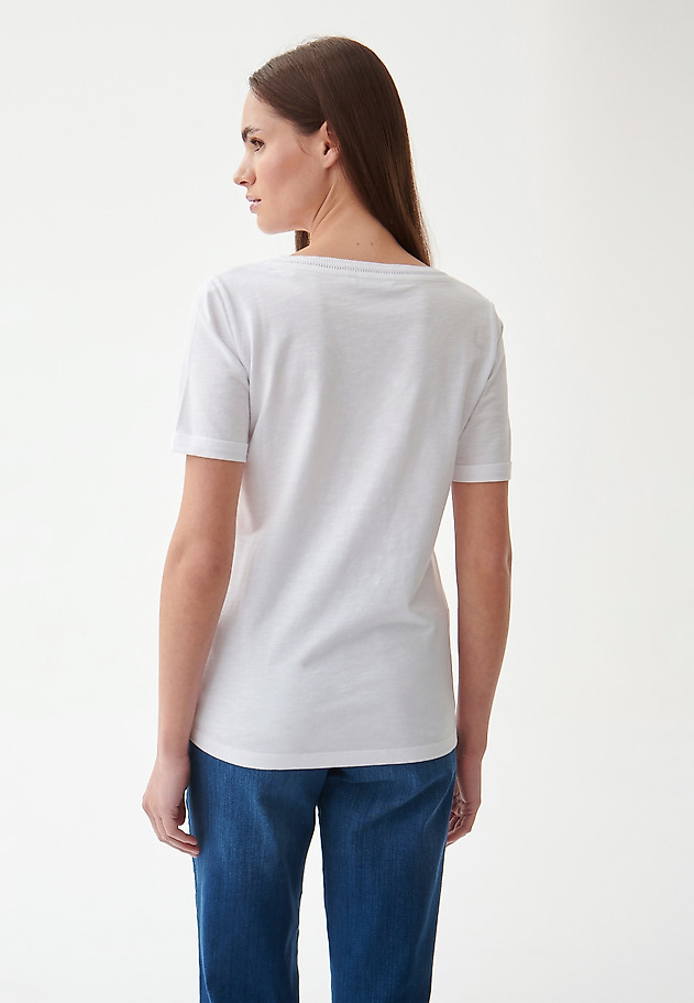 LADIES' T-SHIRT WITH A POCKET MIMI LADIES' T-SHIRT WITH A POCKET MIMI WHITE 4