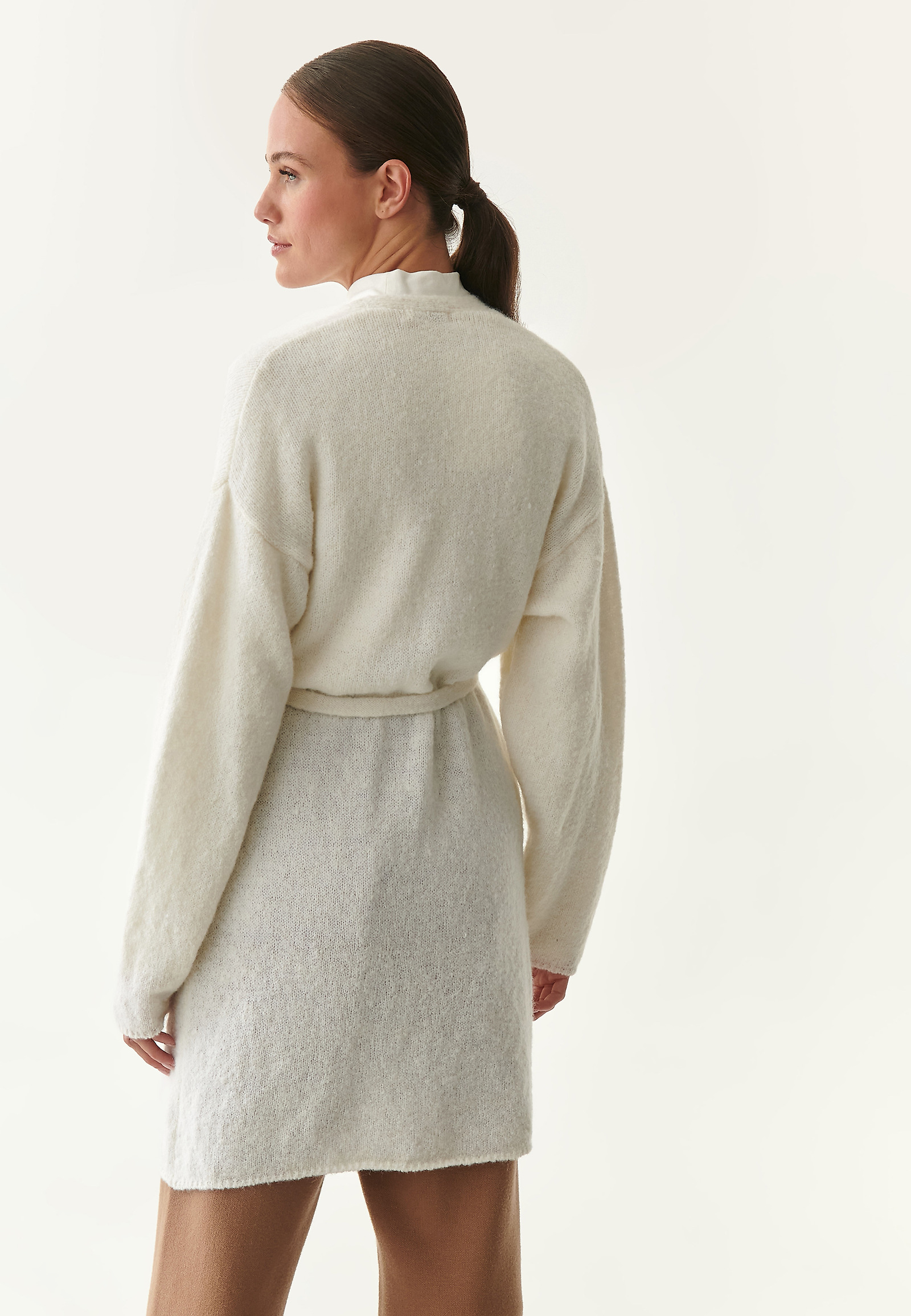 LADIES' WARM CARDIGAN KLARISA LADIES' WARM CARDIGAN KLARISA ECRU 84686