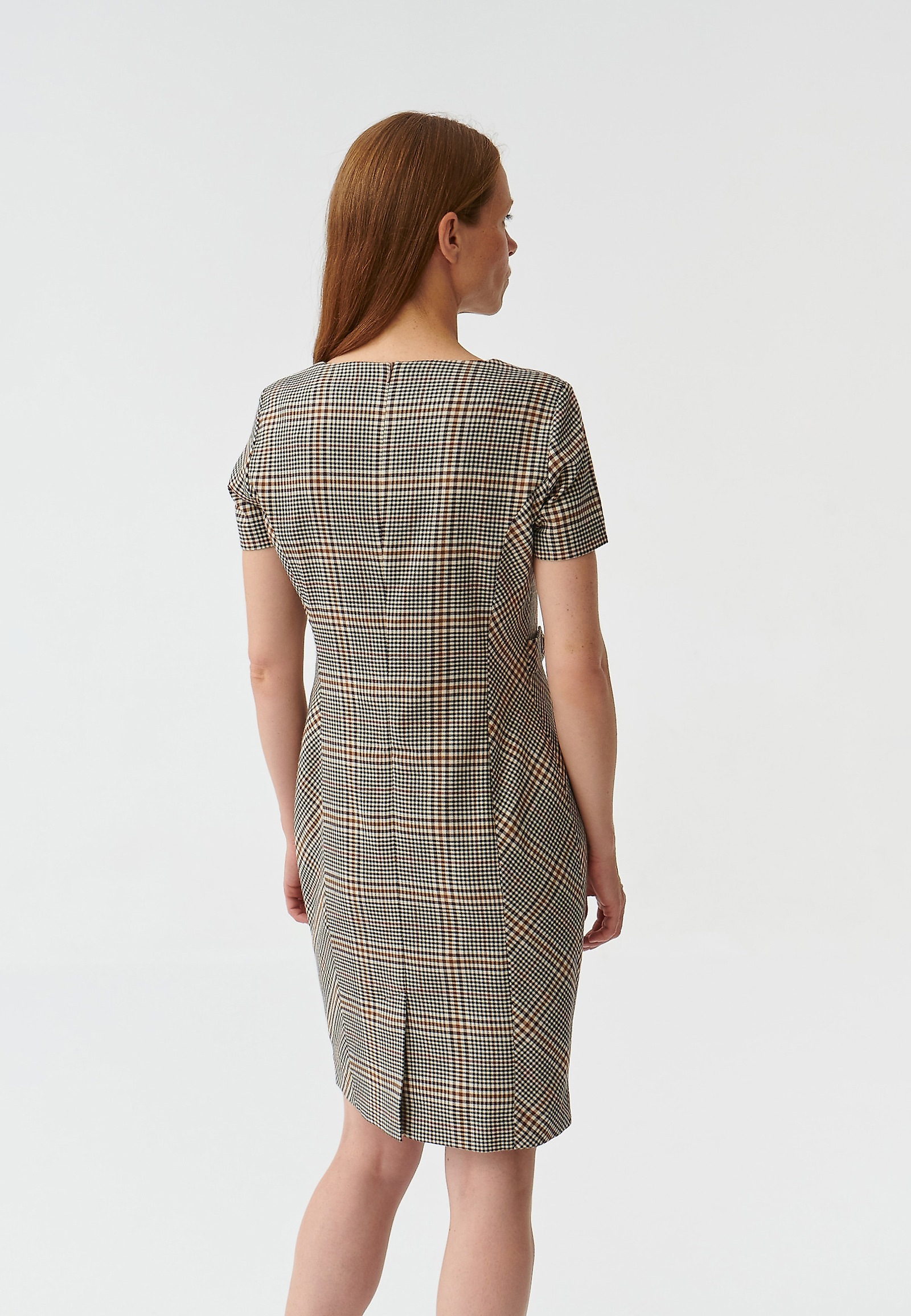 LADIES’ CHECKERED PENCIL DRESS HIPI LADIES’ CHECKERED PENCIL DRESS HIPI MULTICOLOR 91263