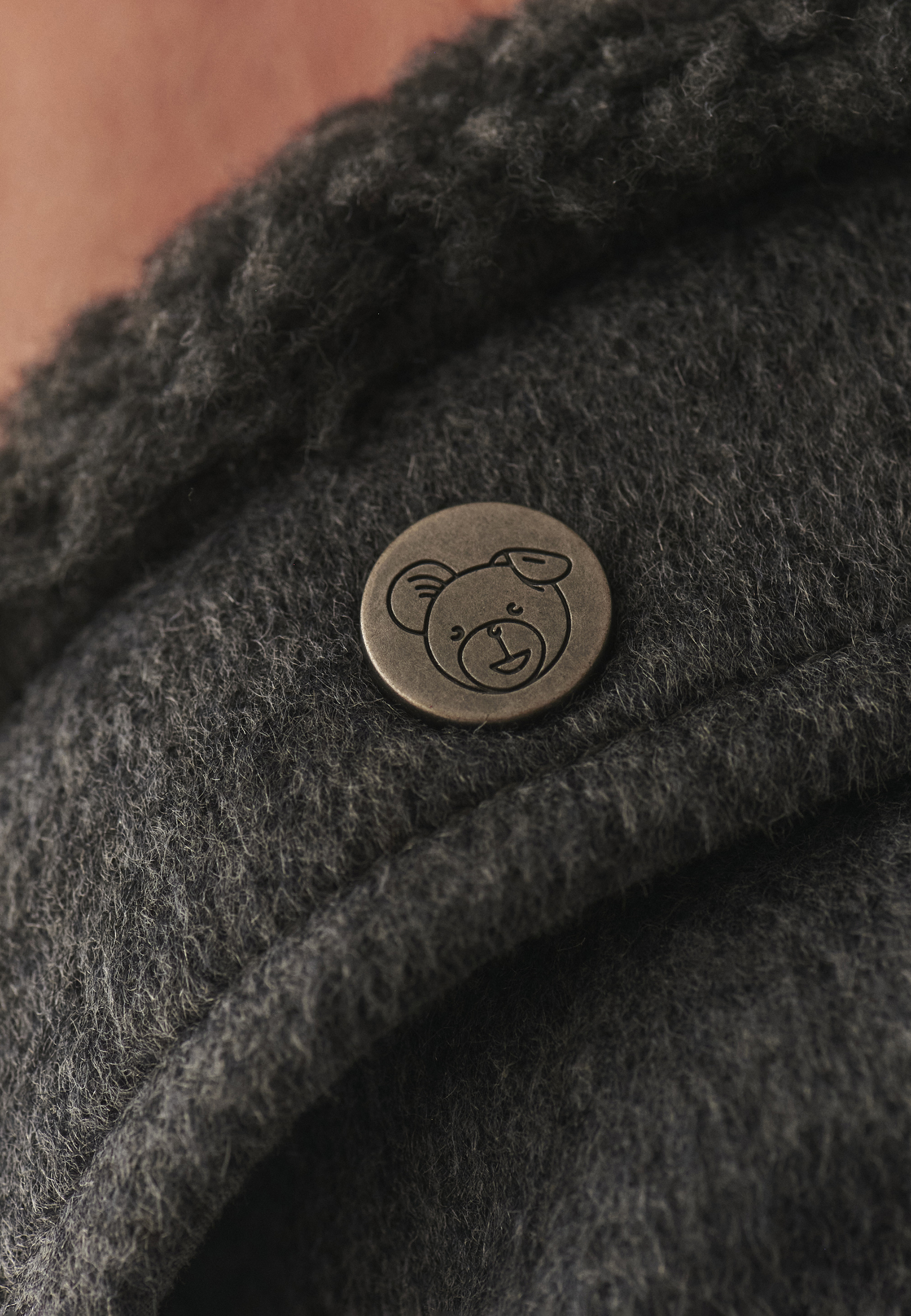 TKANINOWA KURTKA MĘSKA ZE STÓJKĄ I DUŻYMI KIESZENIAMI — MILES SZARY 2