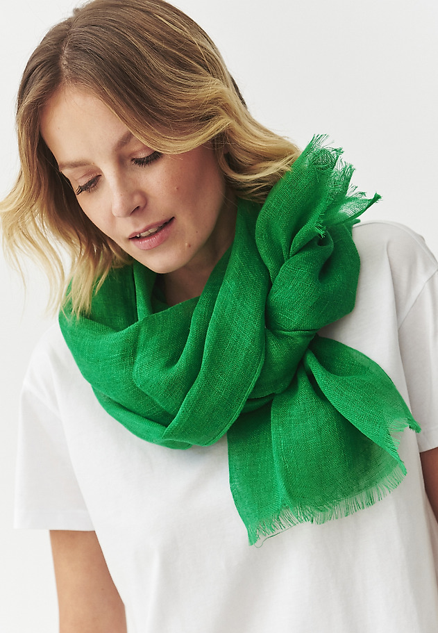 LINEN SCARF - LAMBI LINEN SCARF - LAMBI ZIELONY 2