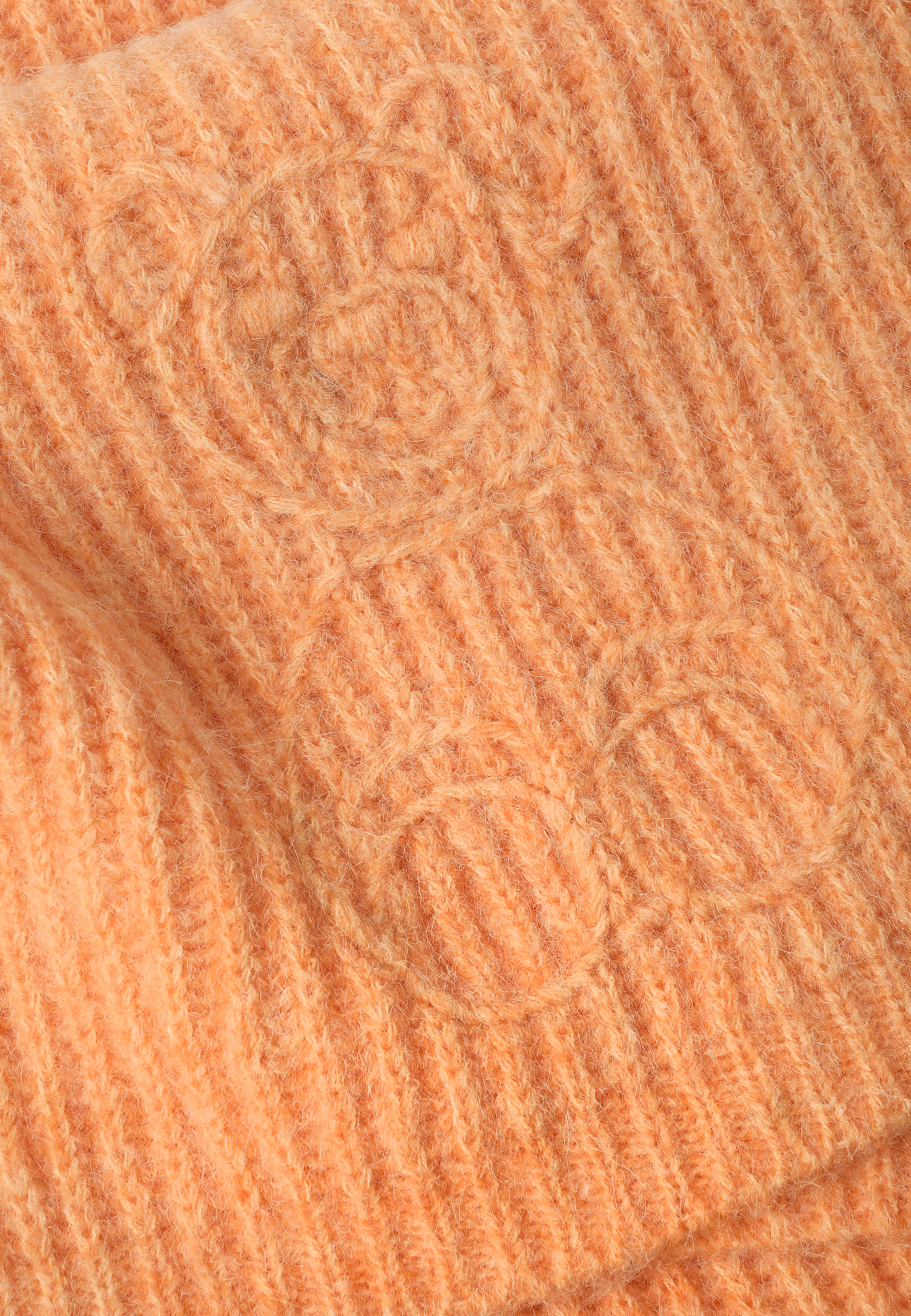 KLASICKÝ ŠÁL S MOTIVEM MEDVĚDA USZATEK - NERONA 2 ORANŽOVÁ 2