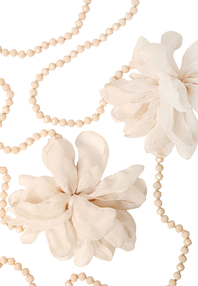 NECKLACE - FLOWINA NECKLACE - FLOWINA BEŻOWY 3
