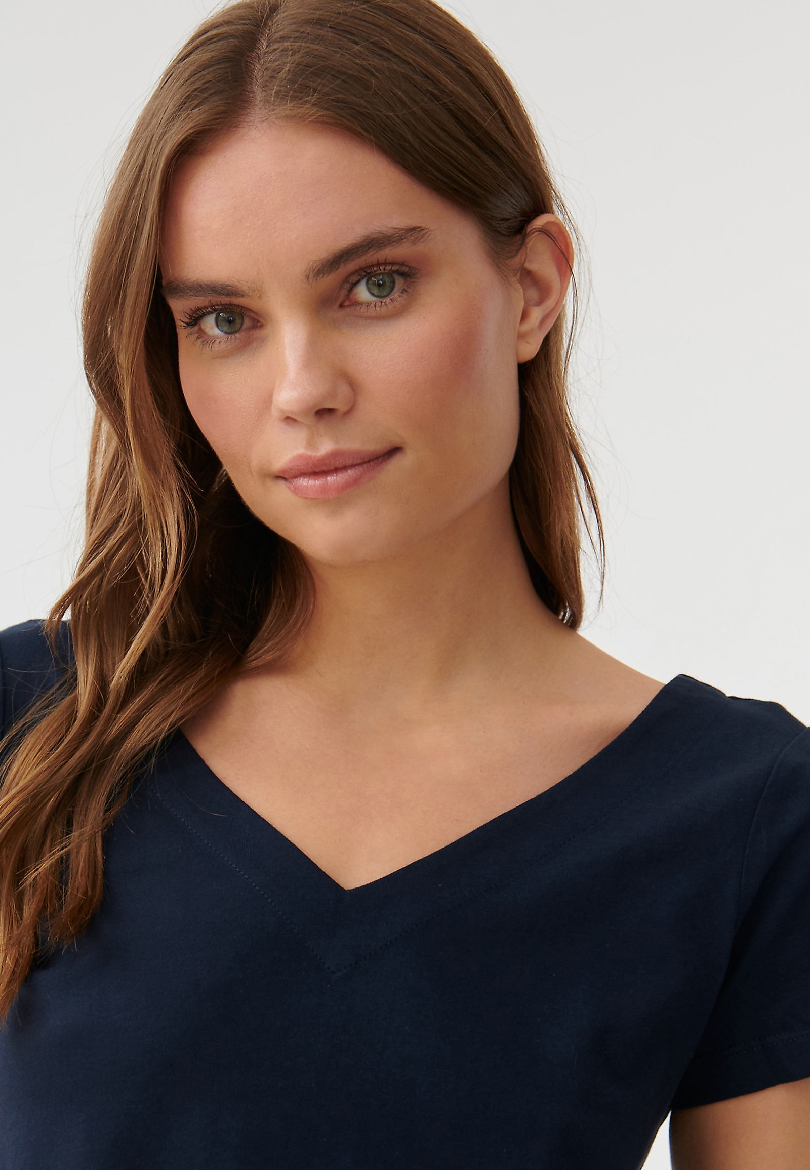 DAMSKA BLUZKA DZIANINOWA TRIKO DAMSKA BLUZKA DZIANINOWA TRIKO GRANATOWY 79859