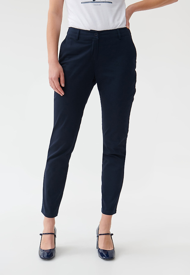 dámske nohavice látkové MISATI dámske nohavice látkové MISATI NÁMORNÍCKA MODRÁ 2