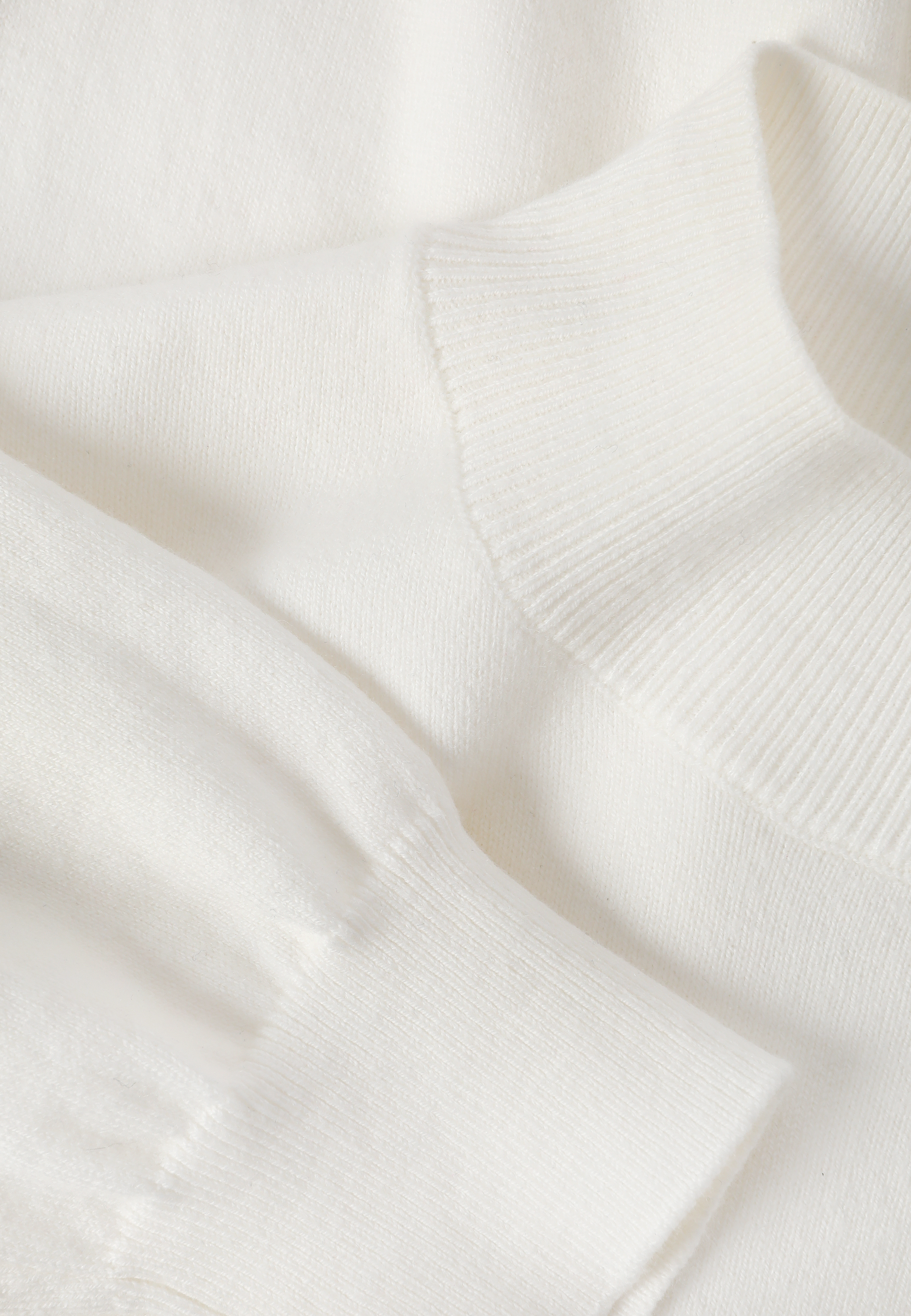 CASUALOWY SWETER Z WEŁNĄ - NAWI BIAŁY 2