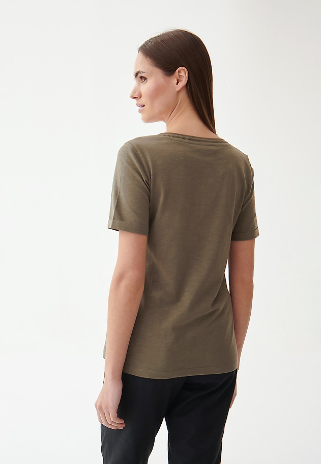 LADIES' T-SHIRT WITH A POCKET MIMI LADIES' T-SHIRT WITH A POCKET MIMI KHAKI 4